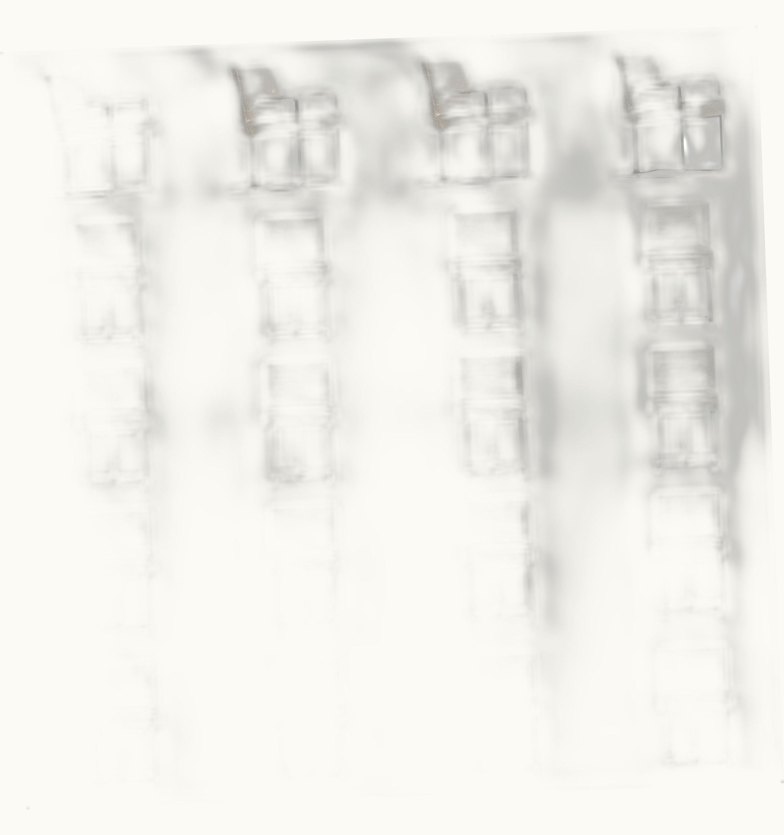 Vladimir Kagan Vladimir Kagan Set Of 20 Vladimir Kagan For Kagan-Dreyfuss Steel Dining Chairs In Ivory Bouclé