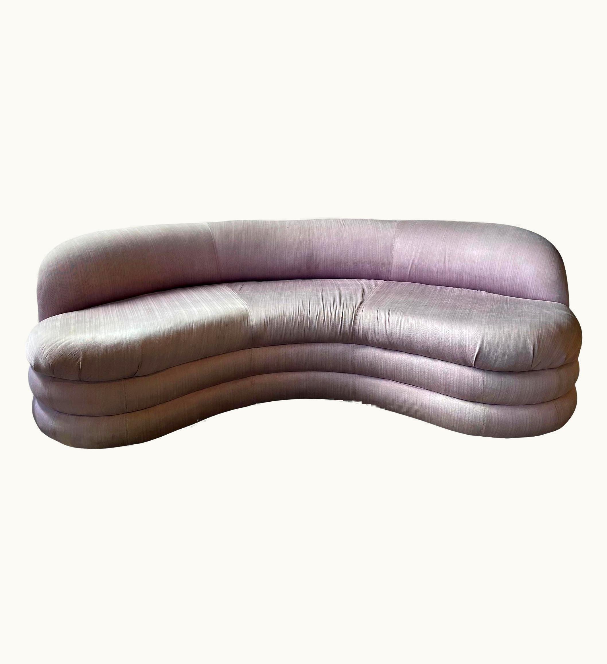 Vladimir Kagan Vladimir Kagan Vintage Vladimir Kagan For Directional Curved Sofa