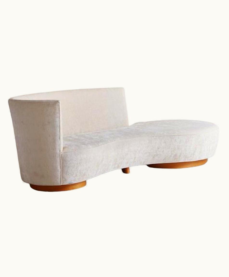 Vladimir Kagan Crescent Sofa By Vladamir Kagan, 2005, Two Available