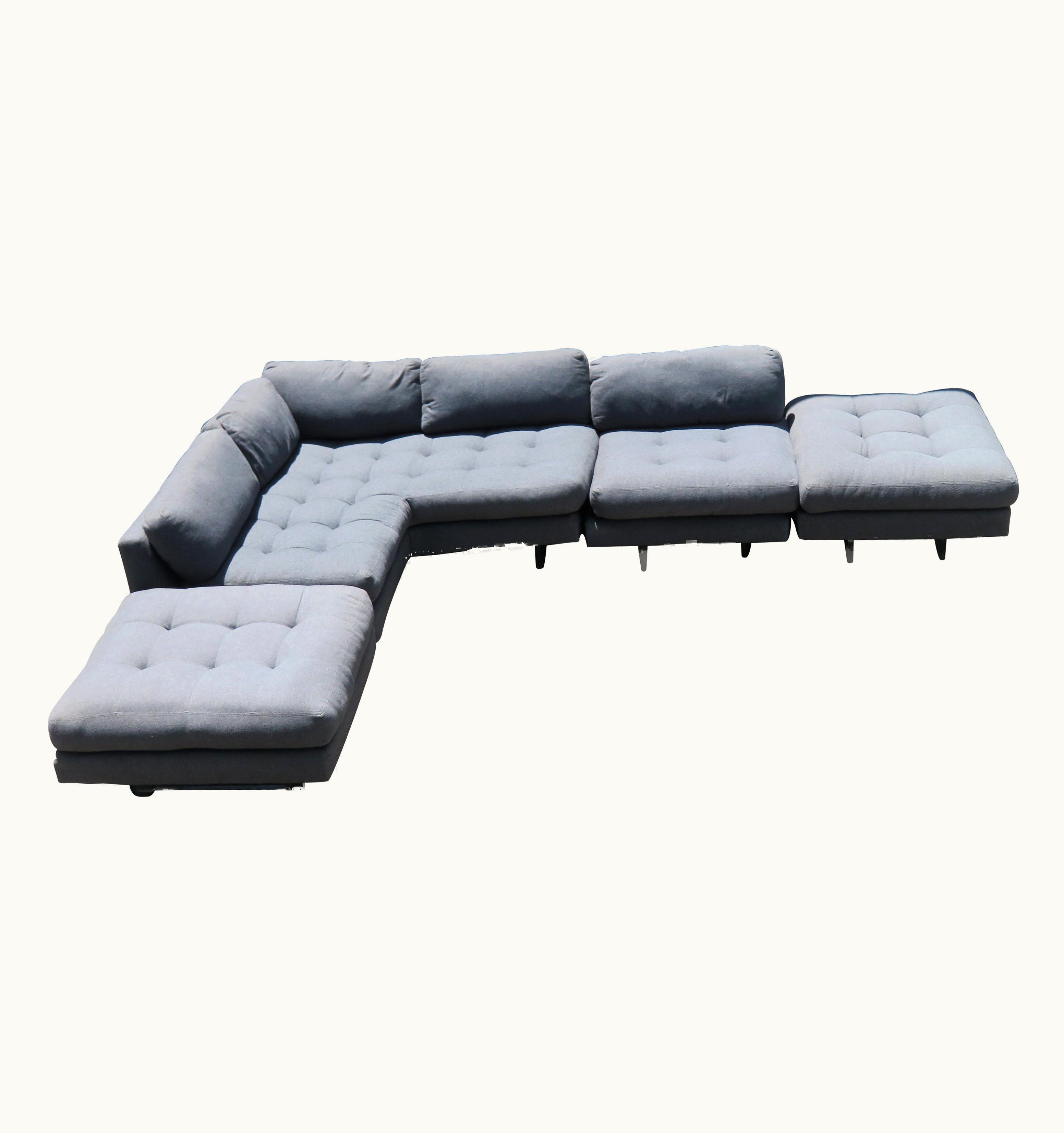 Vladimir Kagan Vladimir Kagan Wonderful Vladimir Kagan 4 Piece Omnibus Sofa Sectional Mid-Century Modern