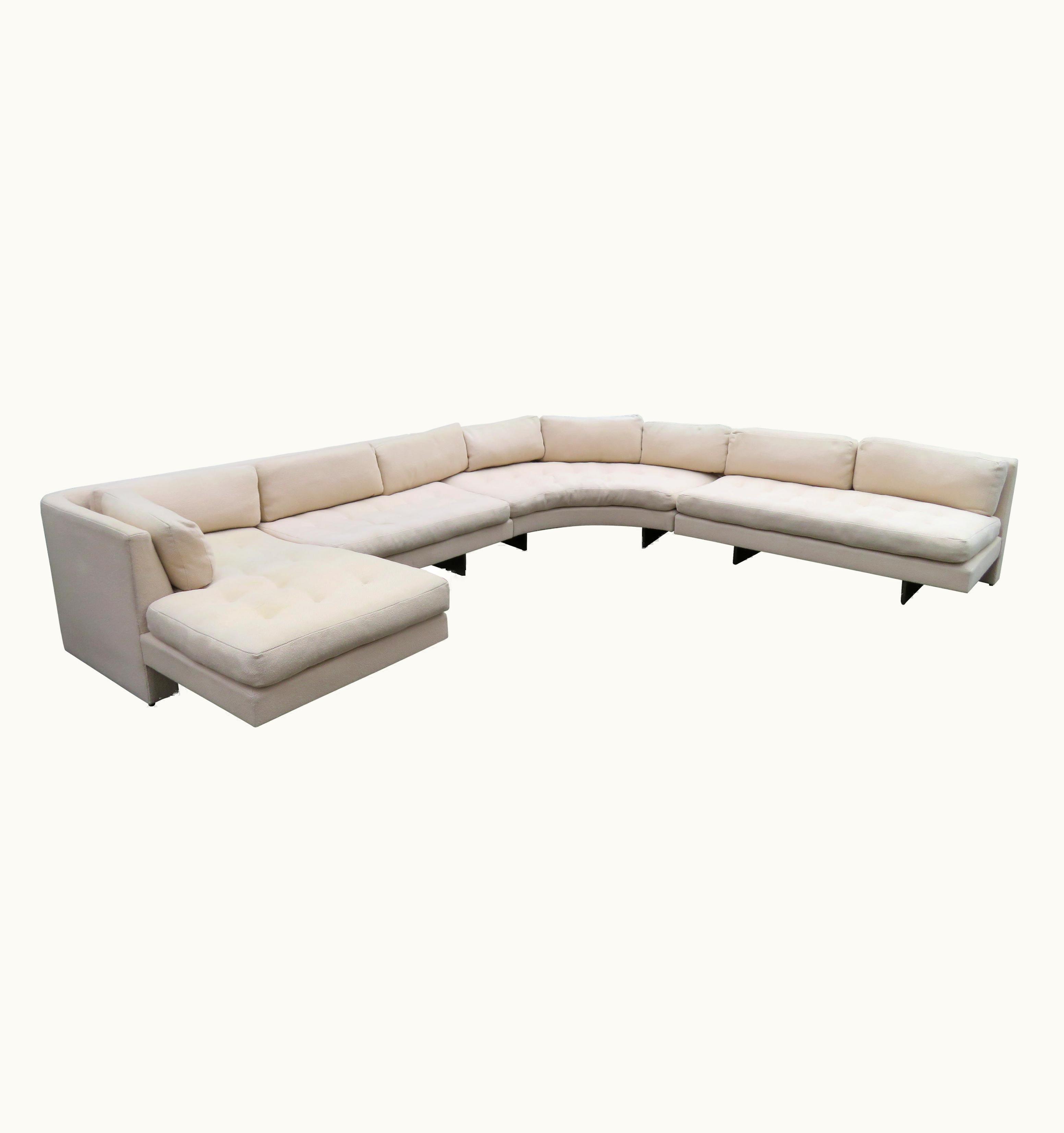 Vladimir Kagan Vladimir Kagan Stunning Vladimir Kagan 3 Piece Omnibus Sectional Sofa Mid-Century Modern