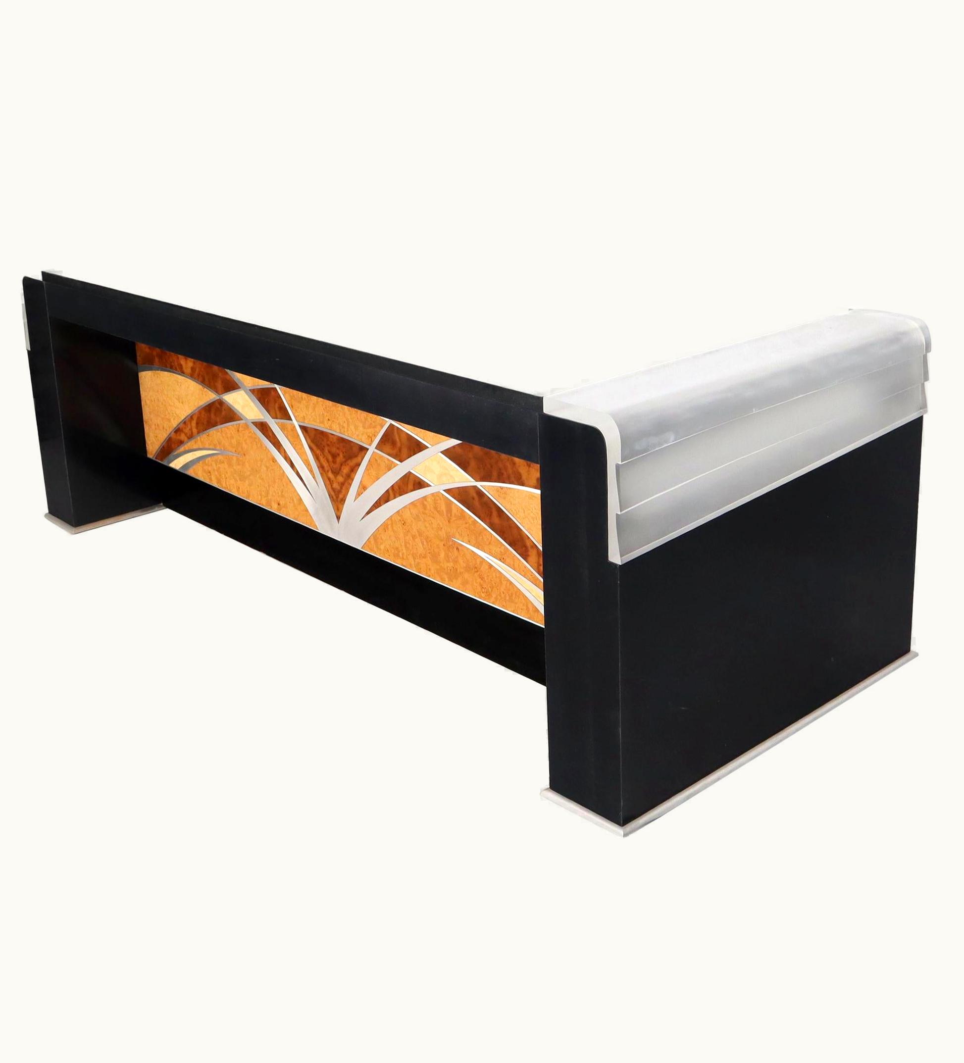 Vladimir Kagan Vladimir Kagan Oversize Large Important Vladimir Kagan Art Deco Executive Desk