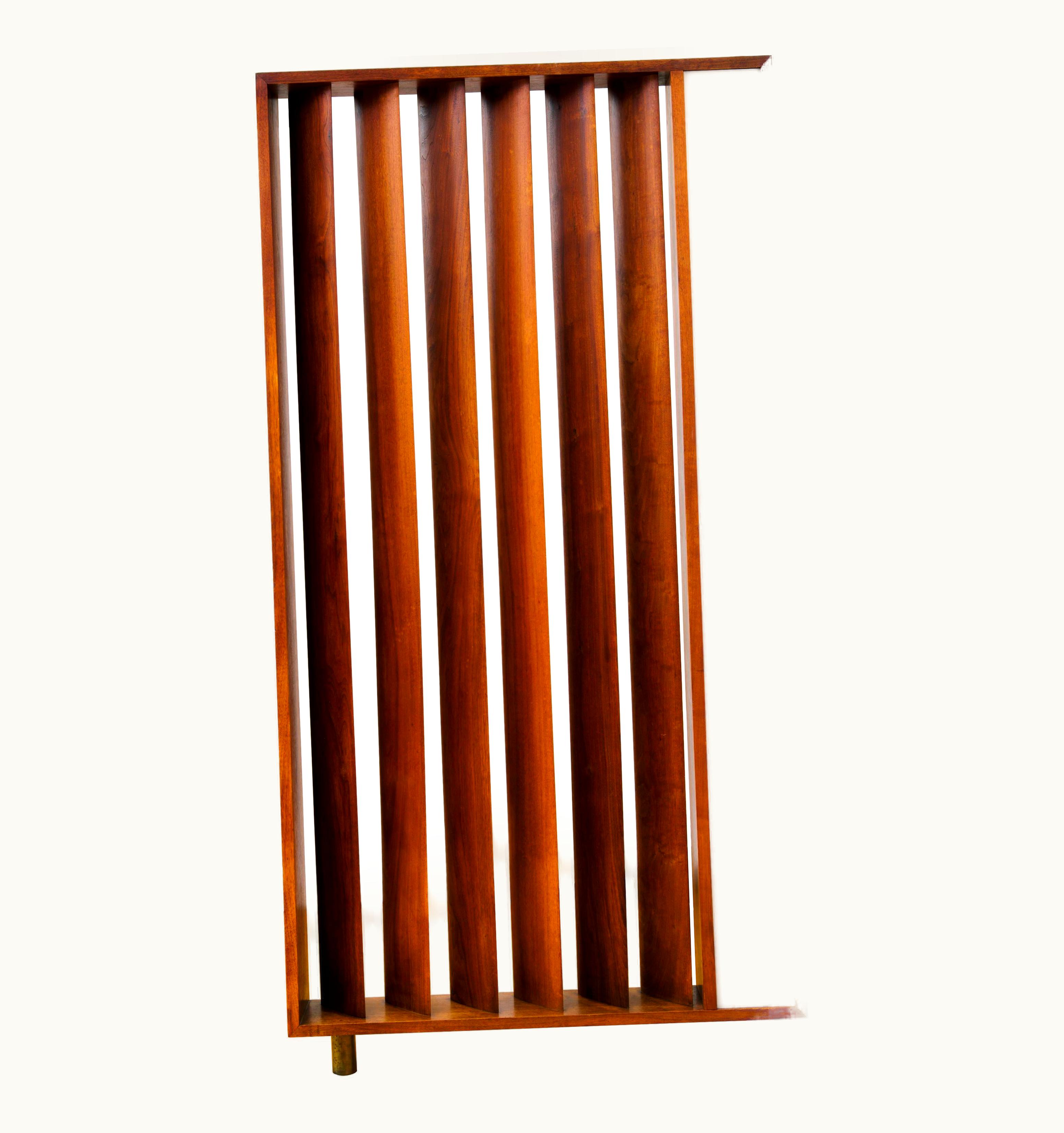 Vladimir Kagan Vladimir Kagan Architectural Louvered & Illuminated Room Divider With COA, 1967