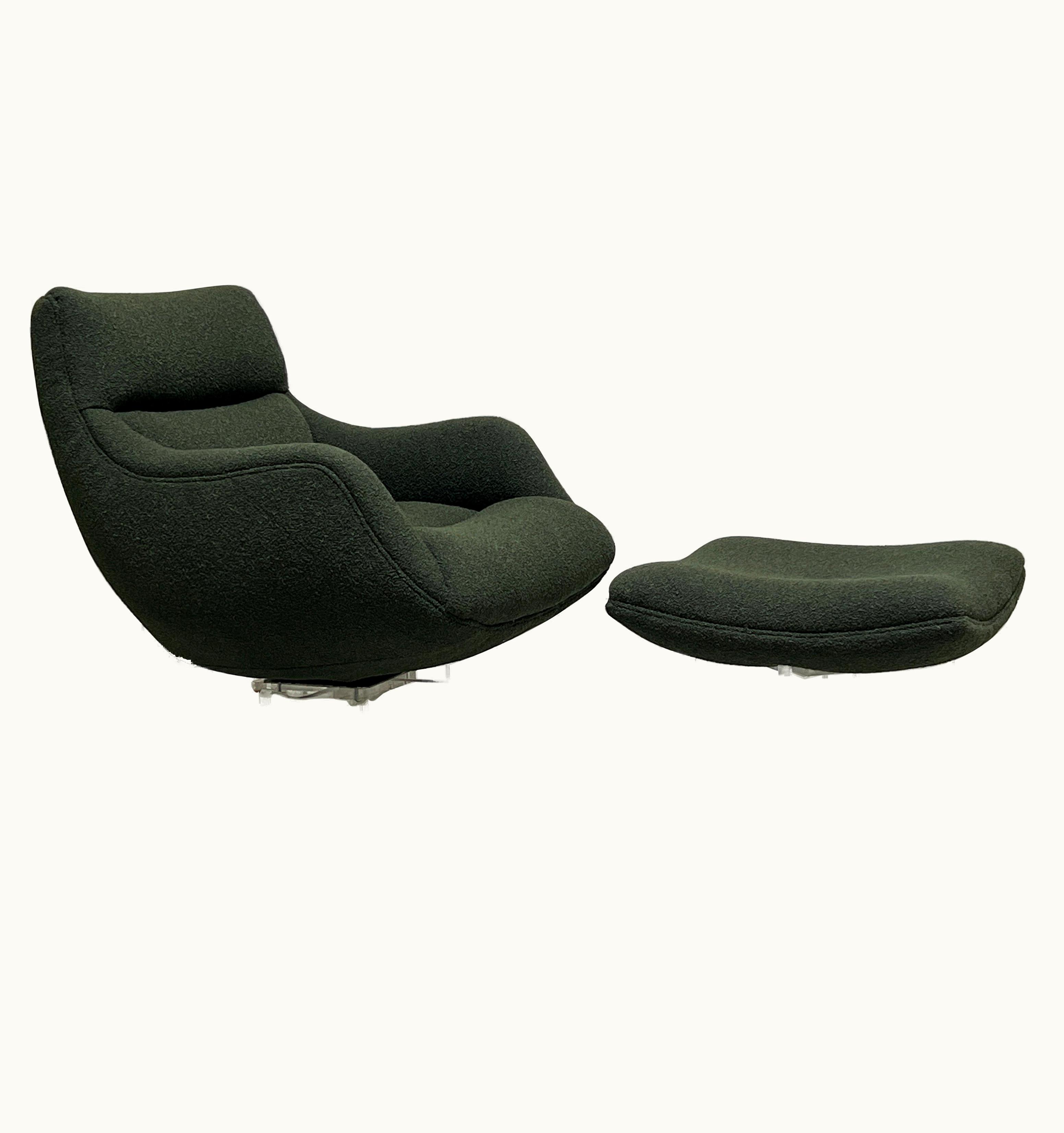 Vladimir Kagan Vladimir Kagan Cosmos Swiveling Lounge Chair And Ottoman
