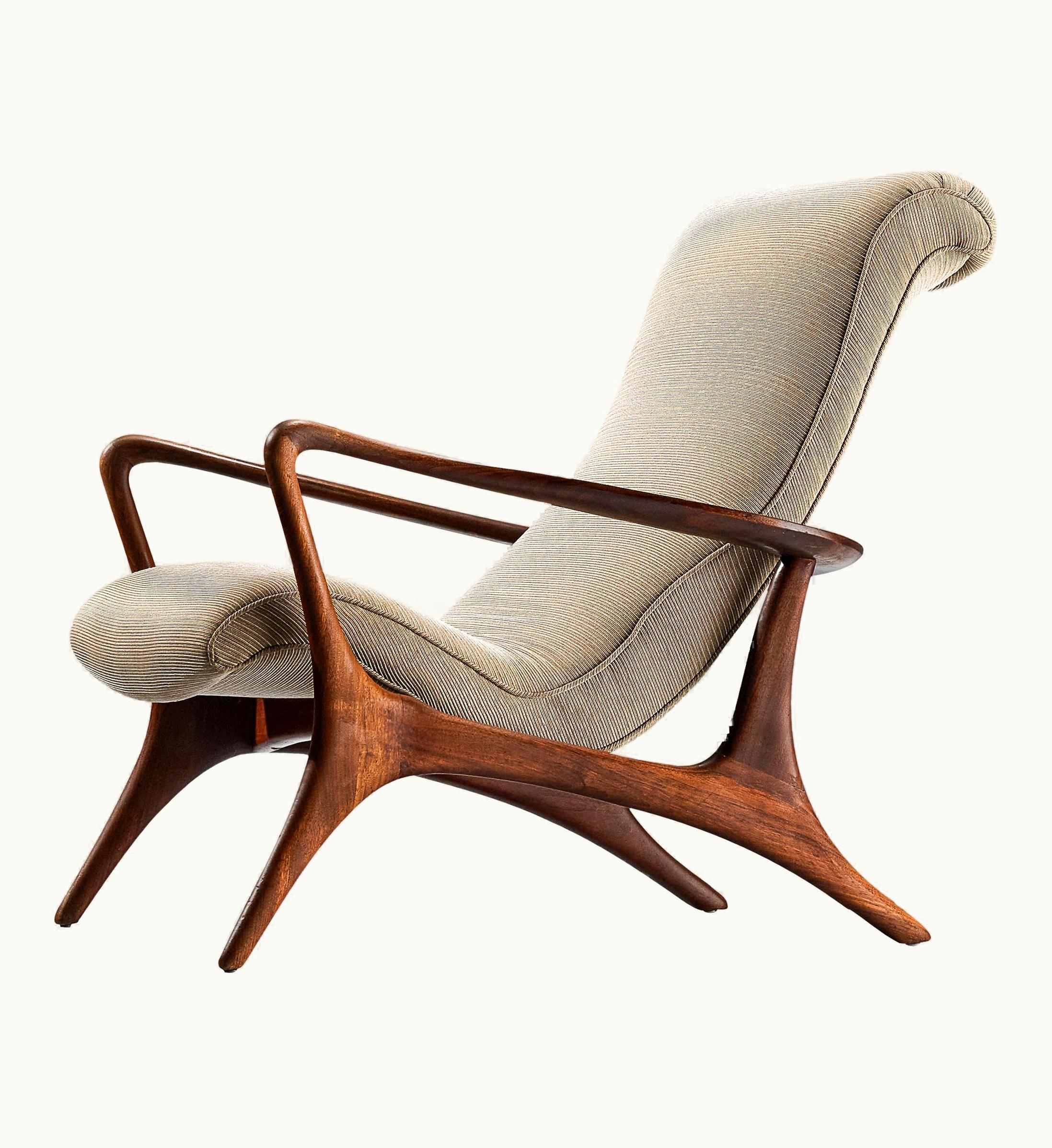 Vladimir Kagan Vladimir Kagan For Dreyfuss 'Contour' Lounge Chair In Walnut