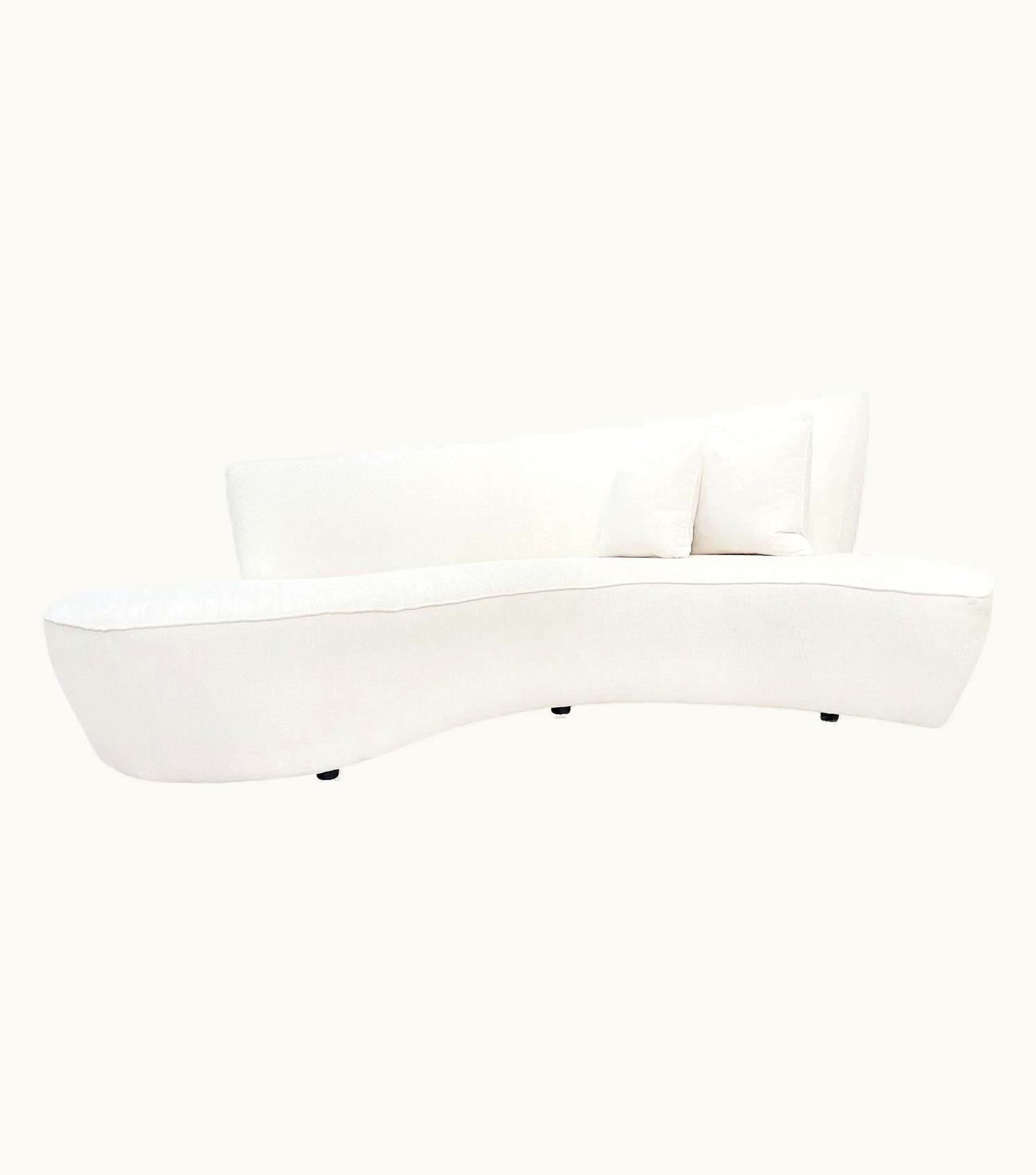 Vladimir Kagan Vladimir Kagan 20th Century American Weiman Bilbao Four Seater Sofa, Canapé By Vladimir Kagan