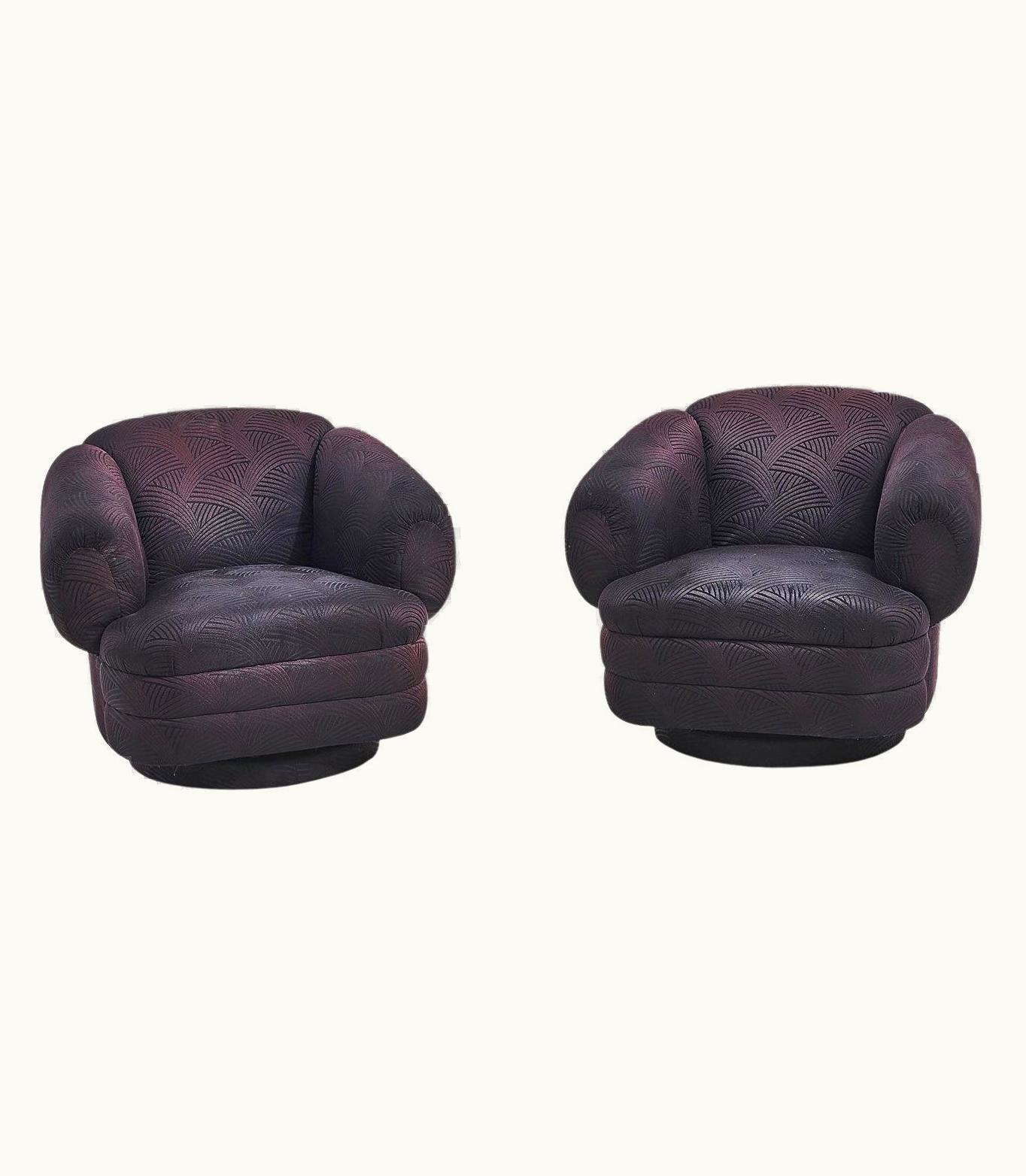 Vladimir Kagan Vladimir Kagan For Directional Swivel Chairs, 1980