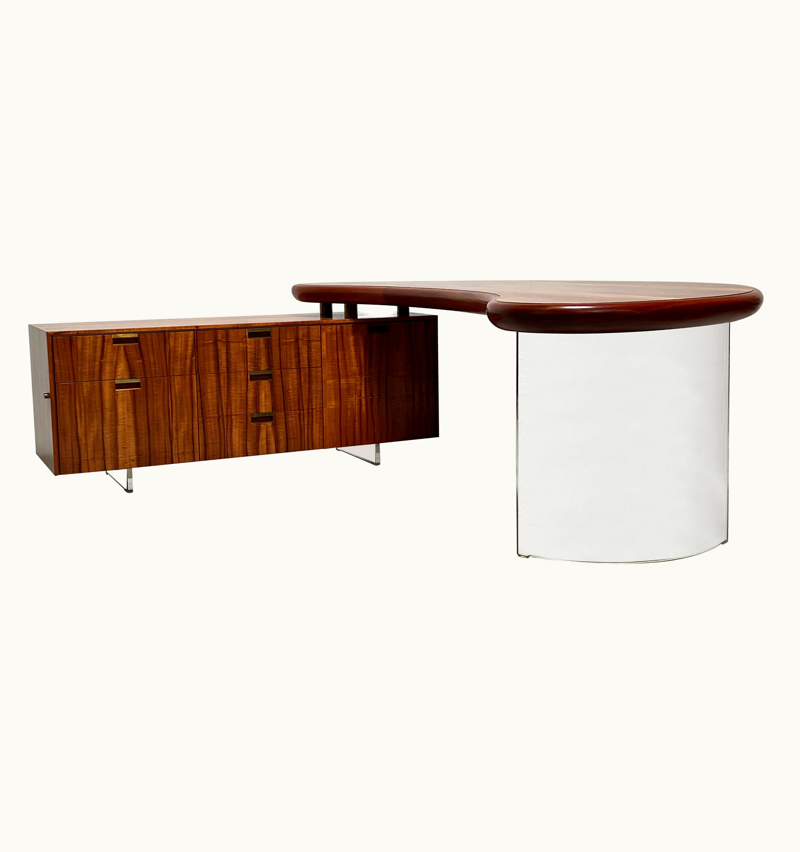 Vladimir Kagan Vladimir Kagan Boomerang Desk And Return