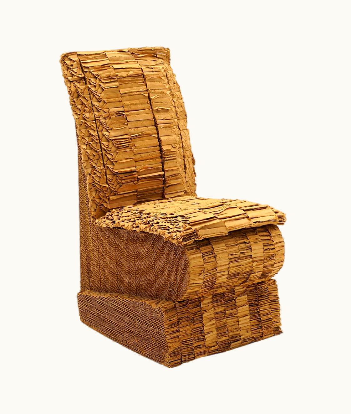 Frank Gehry Frank Gehry Sitting Beaver Chair By Frank Gehry For New City Editions, 1979 / 1986