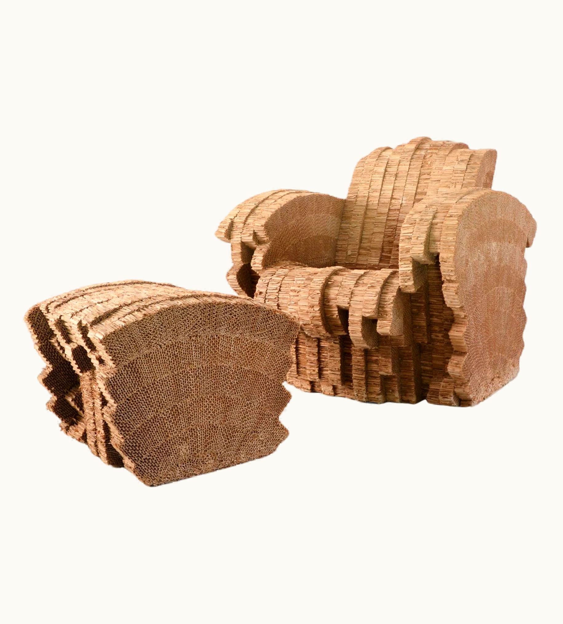 Frank Gehry Frank Gehry Little Beaver Chair + Ottoman By VITRA