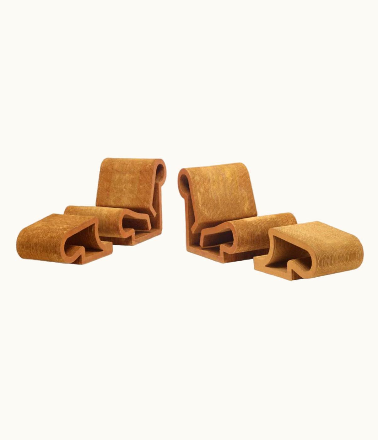 Frank Gehry Frank Gehry Easy Edges Chairs And Ottomans