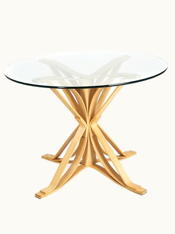 Frank Gehry Frank Gehry For Knoll "Face off" Laminated Maple Center Table, Circa 1998