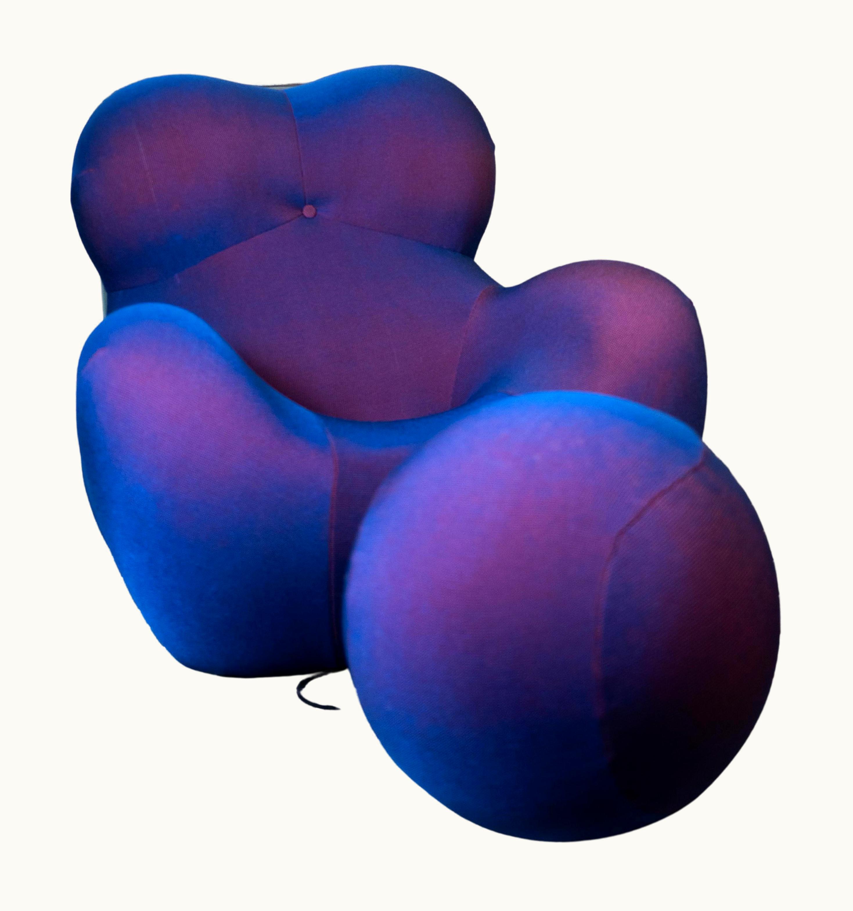 Gaetano Pesce Gaetano Pesce Up 5 Lounge Chair With Up 6 Ottoman By Gaetano Pesce UP2000 Series