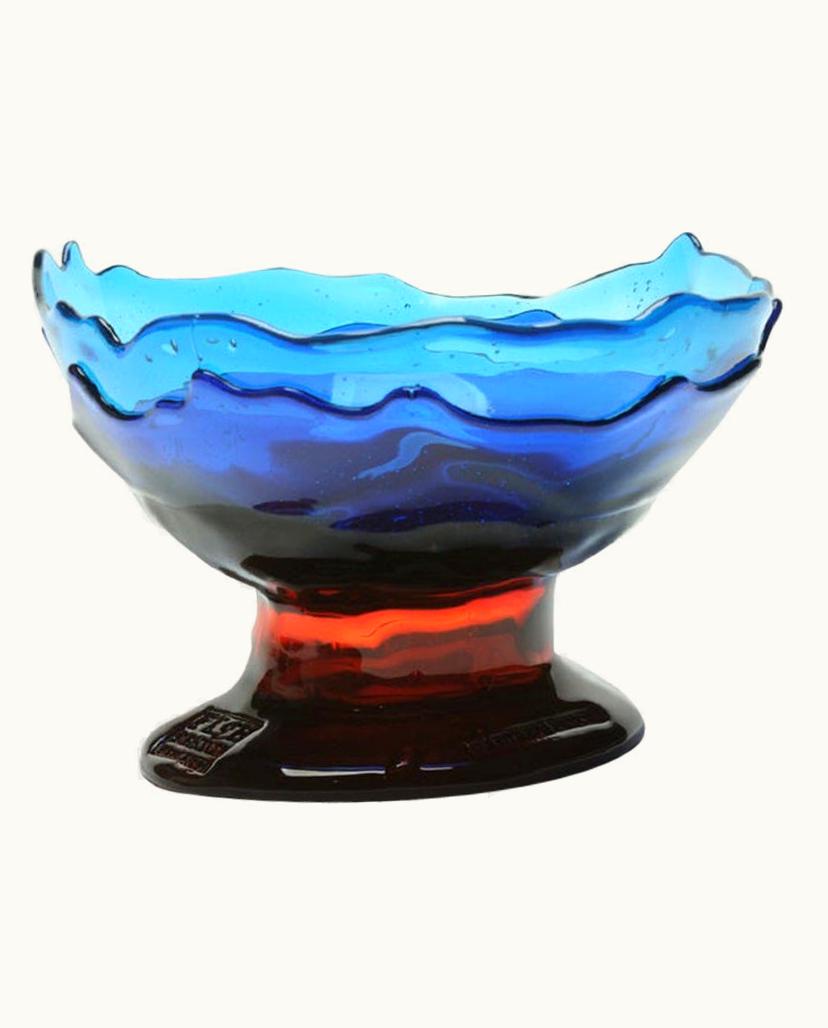 Gaetano Pesce Gaetano Pesce Big Collina XXL Resin Basket Extra Colour In Light Blue, Blue, Dark Ruby