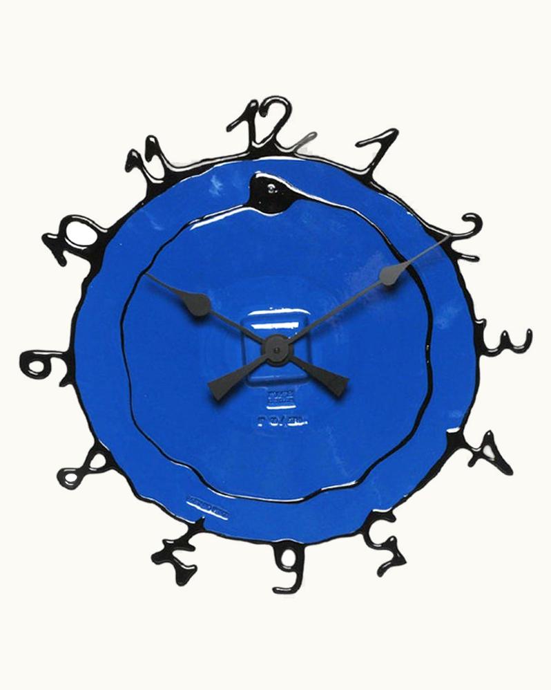 Gaetano Pesce Gaetano Pesce Round The Clock, Large In Matt Blue And Black By Gaetano Pesce