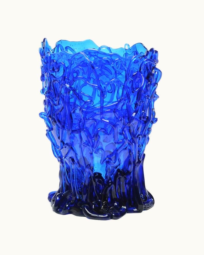 Gaetano Pesce Gaetano Pesce Contemporary Fish Design Gaetano Pesce Medusa XL Vase Soft Resin Blue