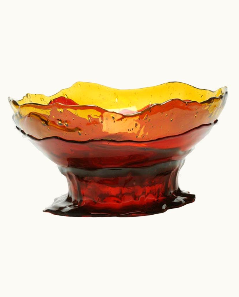 Gaetano Pesce Gaetano Pesce Big Collina XXL Resin Basket Extra Colour In Clear Amber, Dark Ruby, Fuchsia