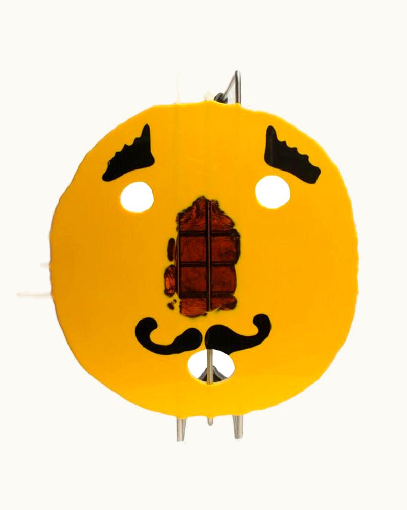 Gaetano Pesce Gaetano Pesce Single Size L Medium Triple Play Coffee Table In Yellow By Gaetano Pesce