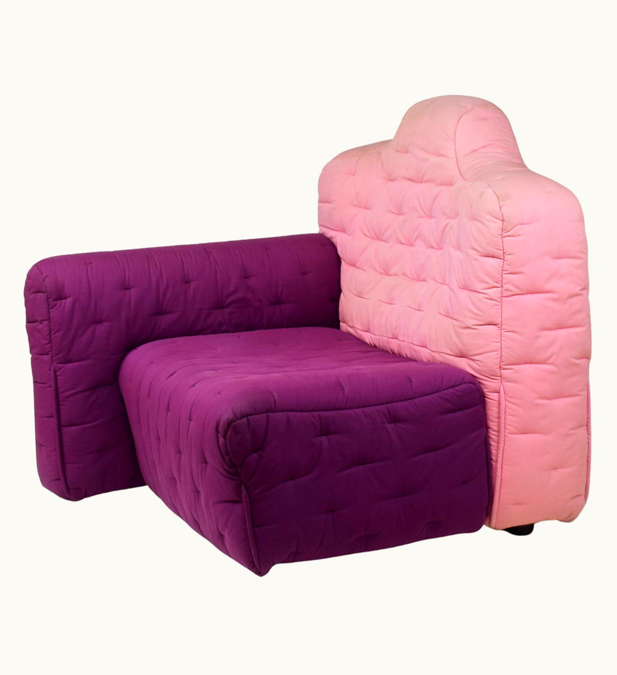 Gaetano Pesce Gaetano Pesce, 'Cannaregio' Armchair, Cassina Italy 1987, Large Pink And Purple
