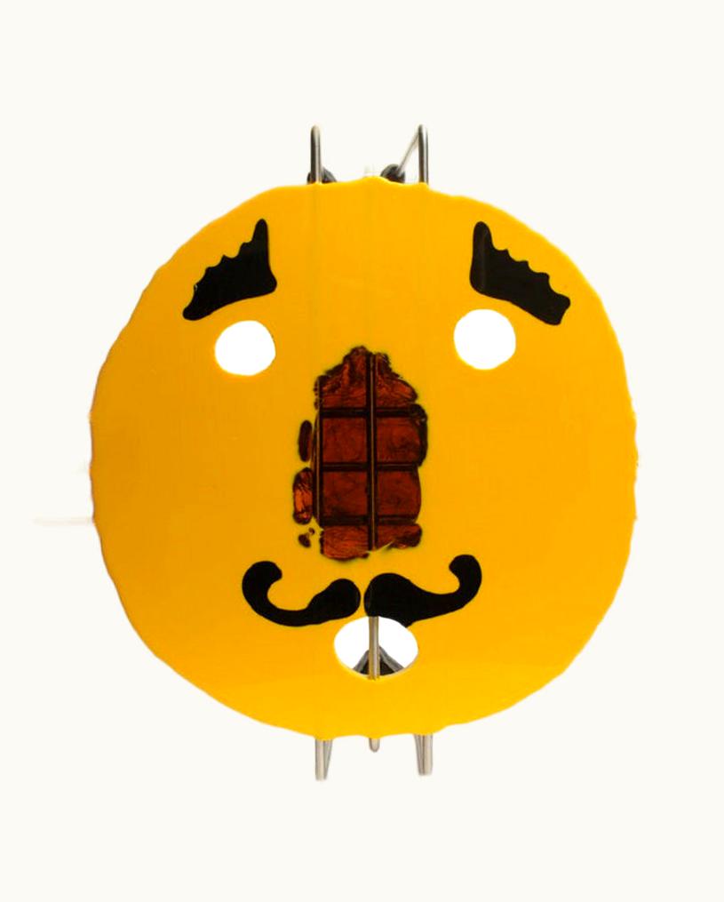 Gaetano Pesce Gaetano Pesce Single Size XL Low Triple Play Coffee Table In Yellow By Gaetano Pesce