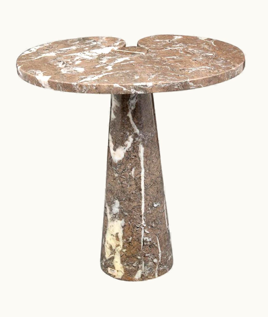 Angelo Mangiarotti Angelo Mangiarotti 20th Century Italian Skipper Marble Side Table, The Eros By Angelo Mangiarotti