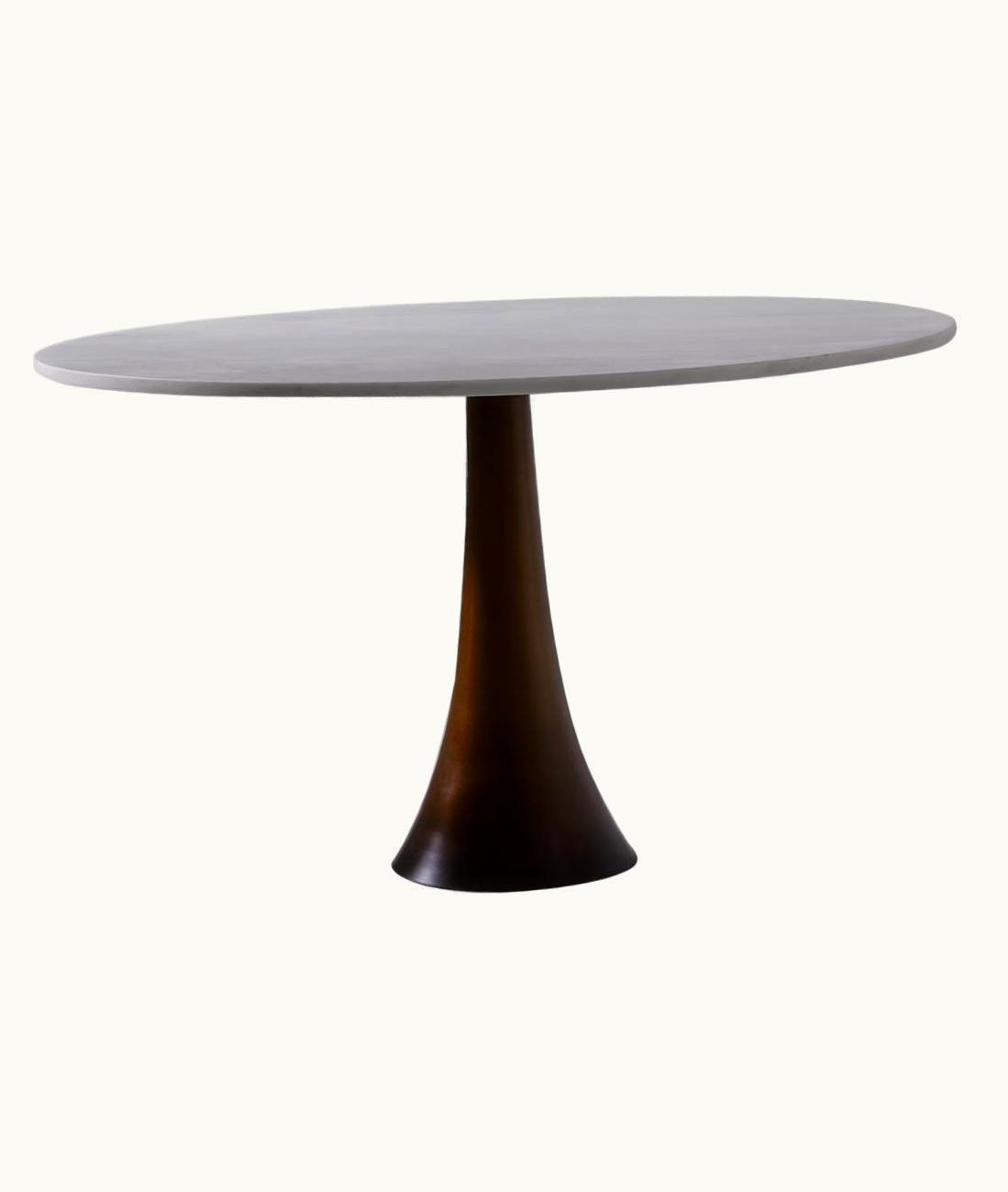 Angelo Mangiarotti Angelo Mangiarotti Bronze And Marble Table By Angelo Mangiarotti For Bernini, Italy, 1959