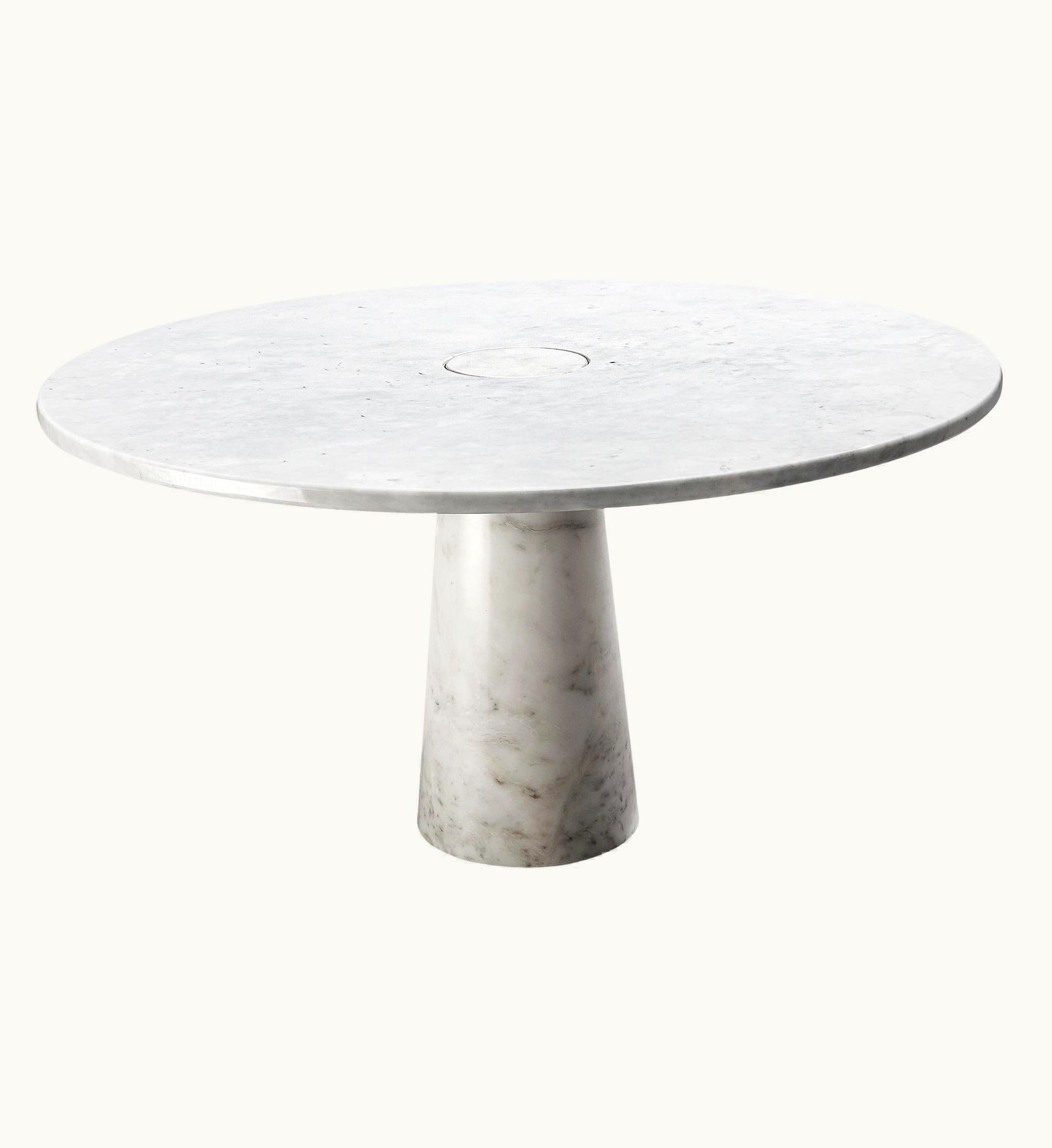 Angelo Mangiarotti Angelo Mangiarotti For Skipper 'Eros' Dining Table In Carrara Marble