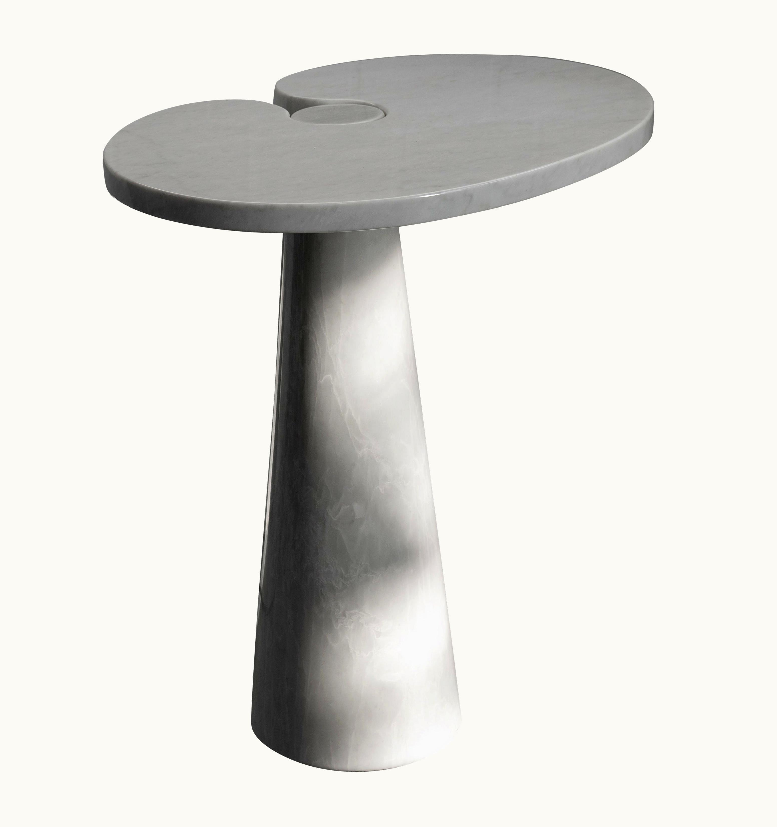 Angelo Mangiarotti Angelo Mangiarotti - Eros Marble Side Table By Skipper, Italy 1971 - Guéridon