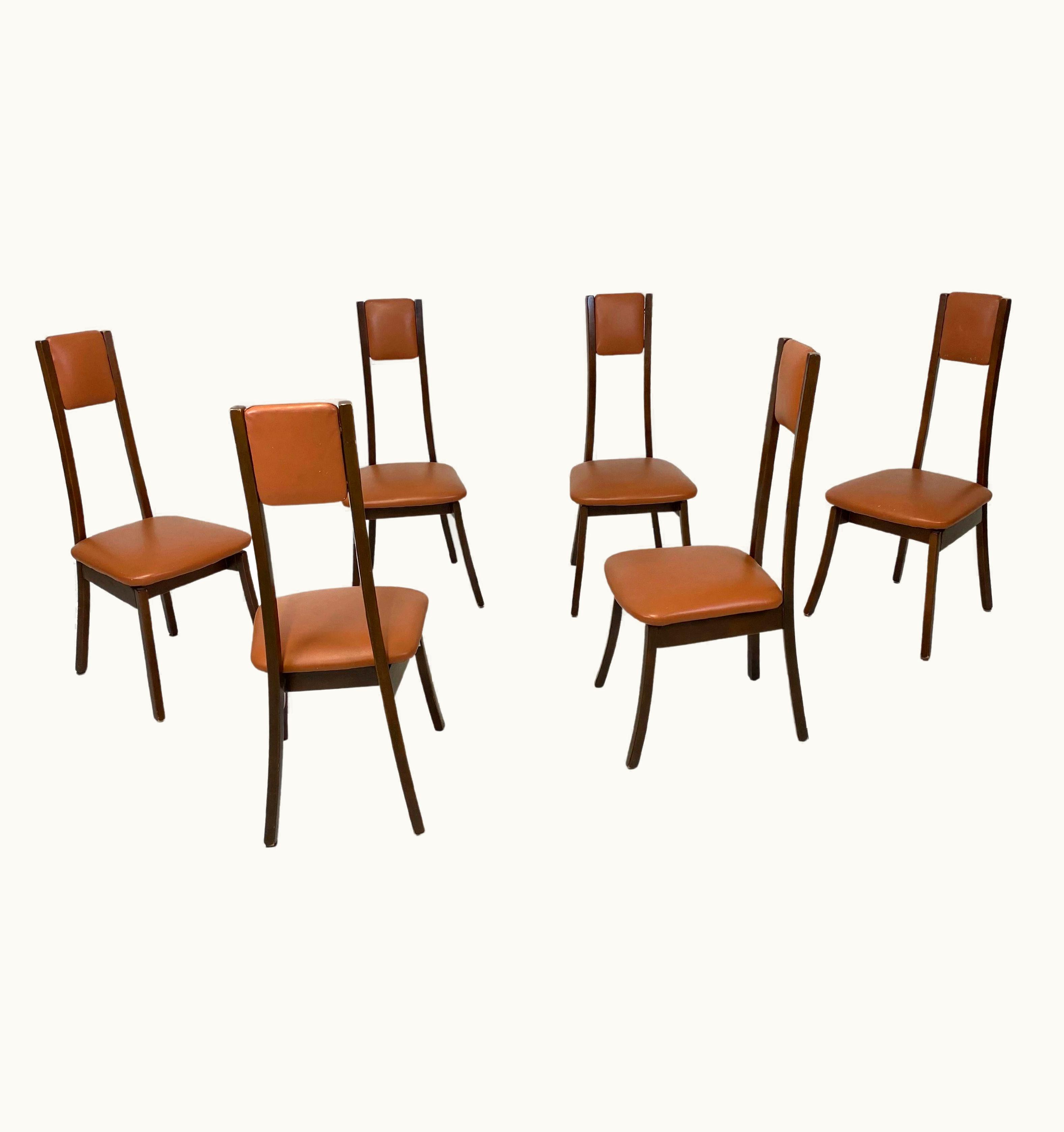 Angelo Mangiarotti Angelo Mangiarotti Model Programma S11 Dining Chairs By Angelo Mangiarotti, Set Of 6