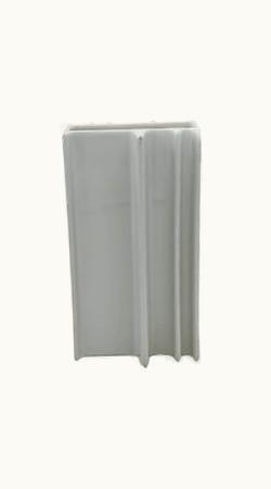 Angelo Mangiarotti Angelo Mangiarotti Angel Mangiarotti For Fratelli Brambilla M12 White Ceramic Vase, Italy 1960s