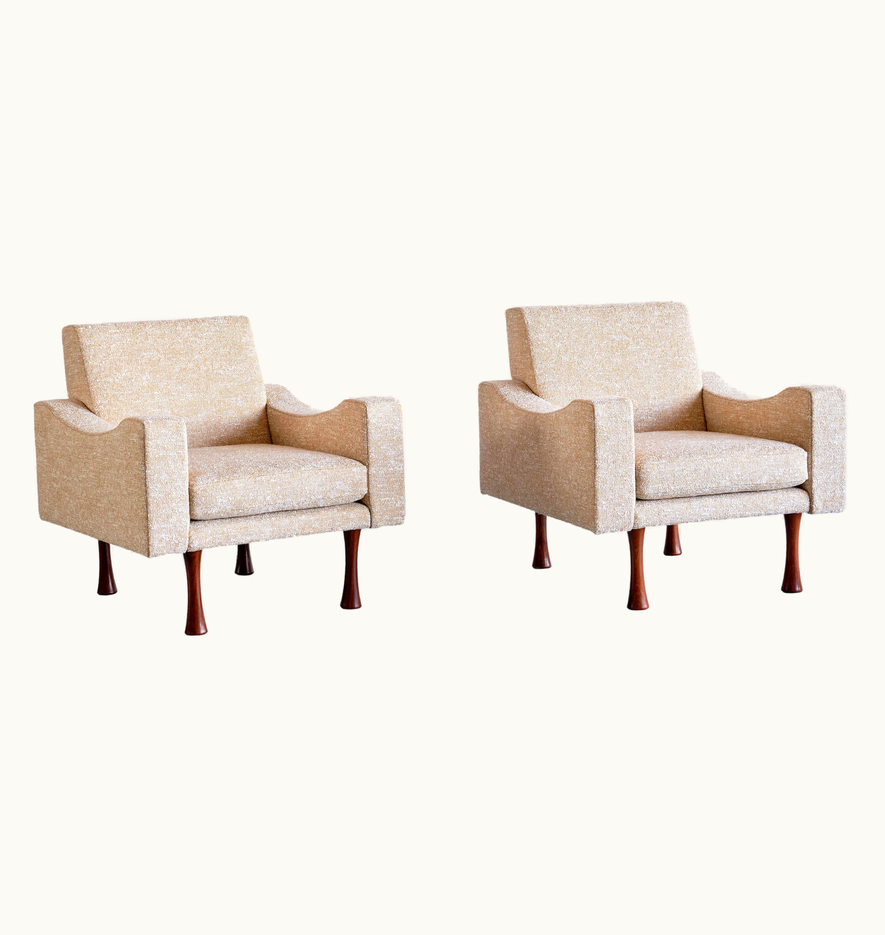 Angelo Mangiarotti Angelo Mangiarotti Pair Of Angelo Mangiarotti Armchairs, La Sorgente Dei Mobili, Italy, 1970s