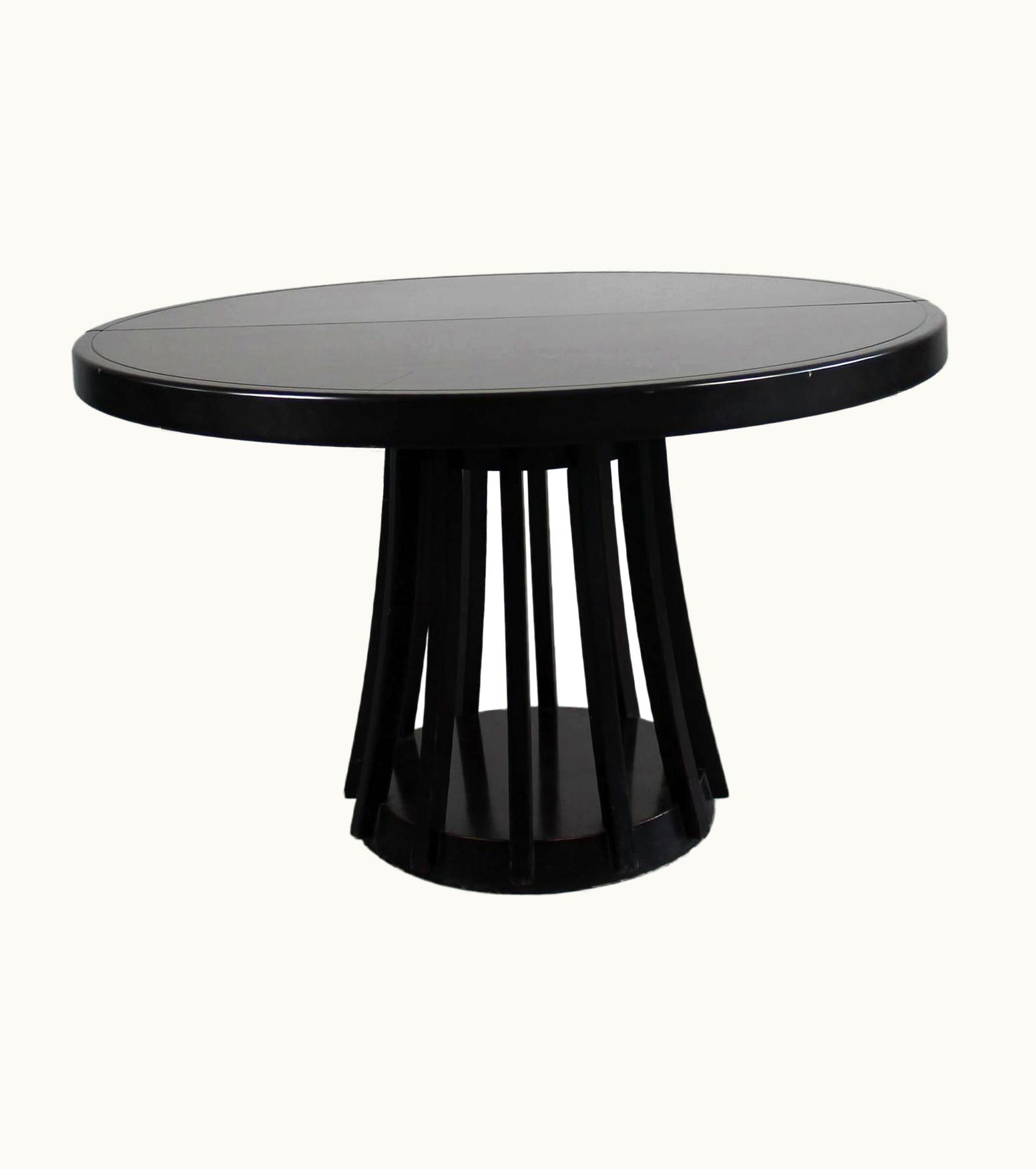 Angelo Mangiarotti Angelo Mangiarotti Wooden Round Table Programma S11 Sorgente Dei Mobili 1970s