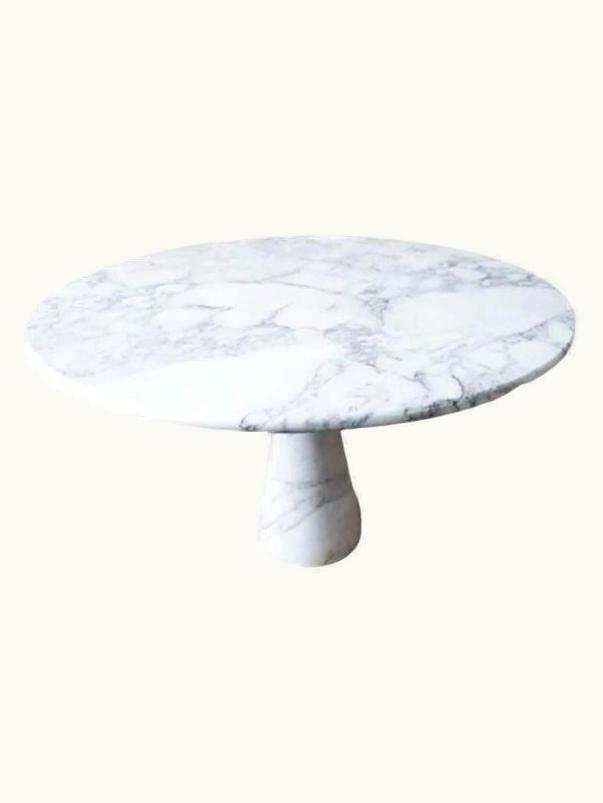 Angelo Mangiarotti Angelo Mangiarotti Dining Table In Arabescato Marble