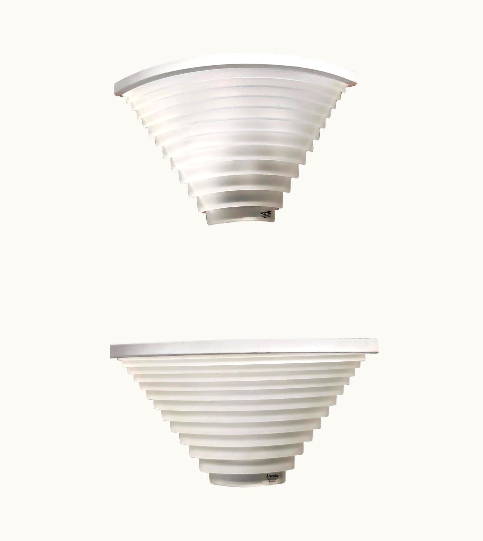 Angelo Mangiarotti Angelo Mangiarotti Pair Of Postmodern Egisto Sconces By Angelo Mangiarotti For Artemide, 1980s