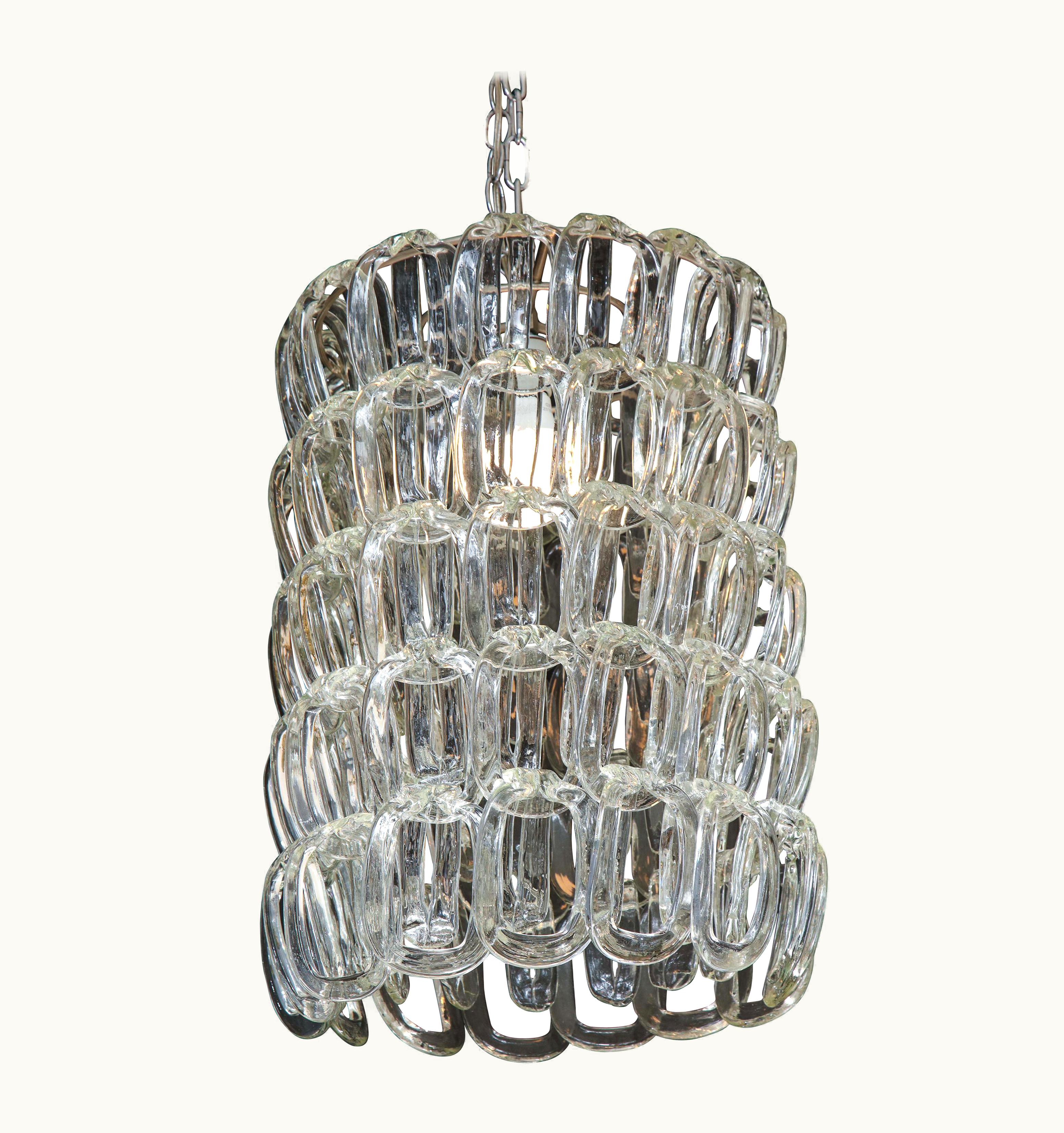 Angelo Mangiarotti Angelo Mangiarotti Giogali Chandelier By Angelo Mangiarotti For VIstosi UZ0198215