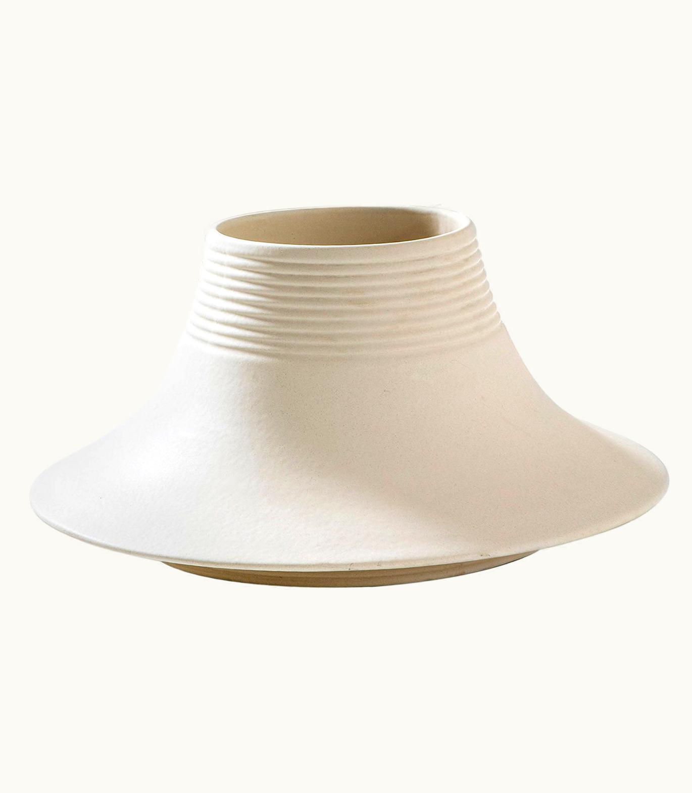 Angelo Mangiarotti Angelo Mangiarotti 20th Century Angelo Mangiarotti Ceramic Vase Mod. Vesuvio For Gabbianelli '70