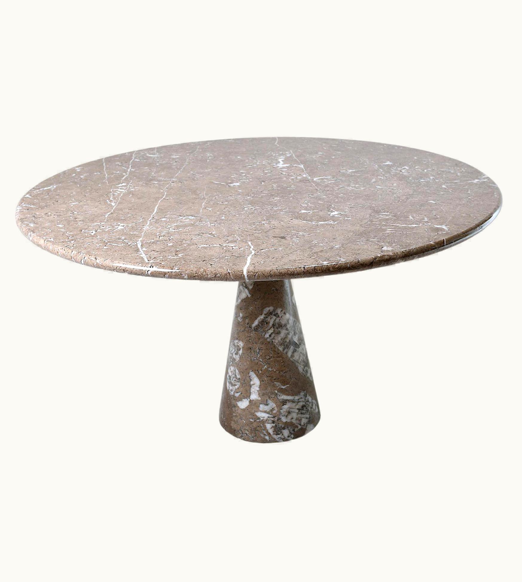 Angelo Mangiarotti Angelo Mangiarotti Mid-Century Modern Angelo Mangiarotti Marble Dining Table 1972 By Skipper, Italy