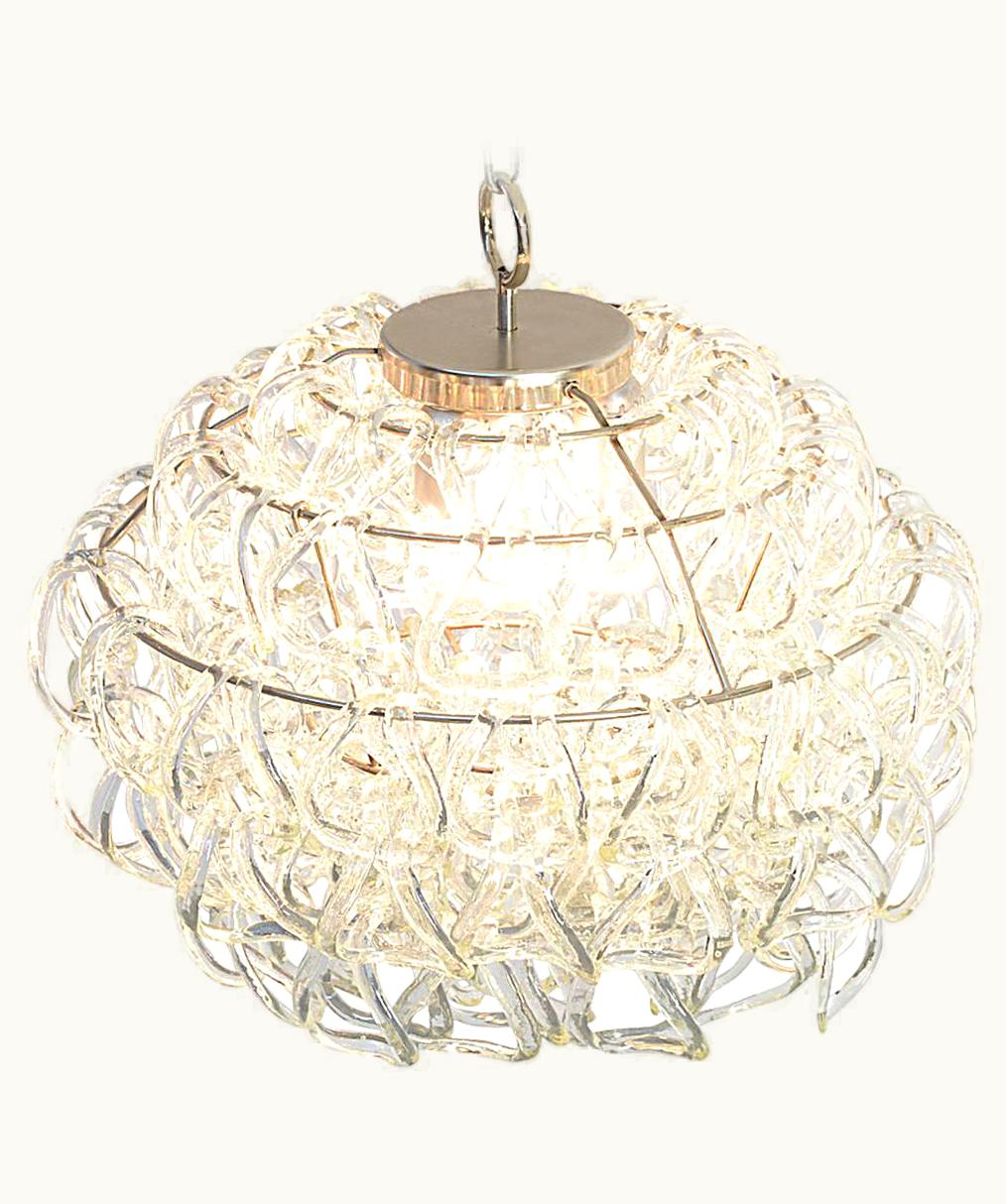 Angelo Mangiarotti Angelo Mangiarotti Murano Glass Chandelier