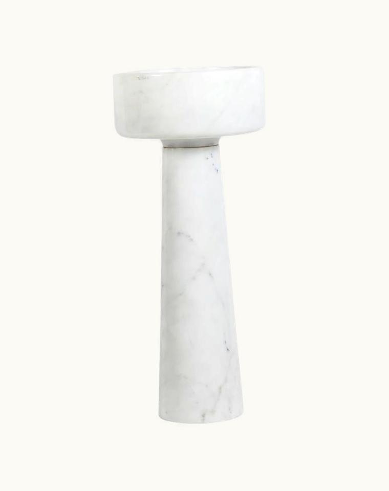 Angelo Mangiarotti Angelo Mangiarotti Pour Skipper, Planter In Marble, 1970s