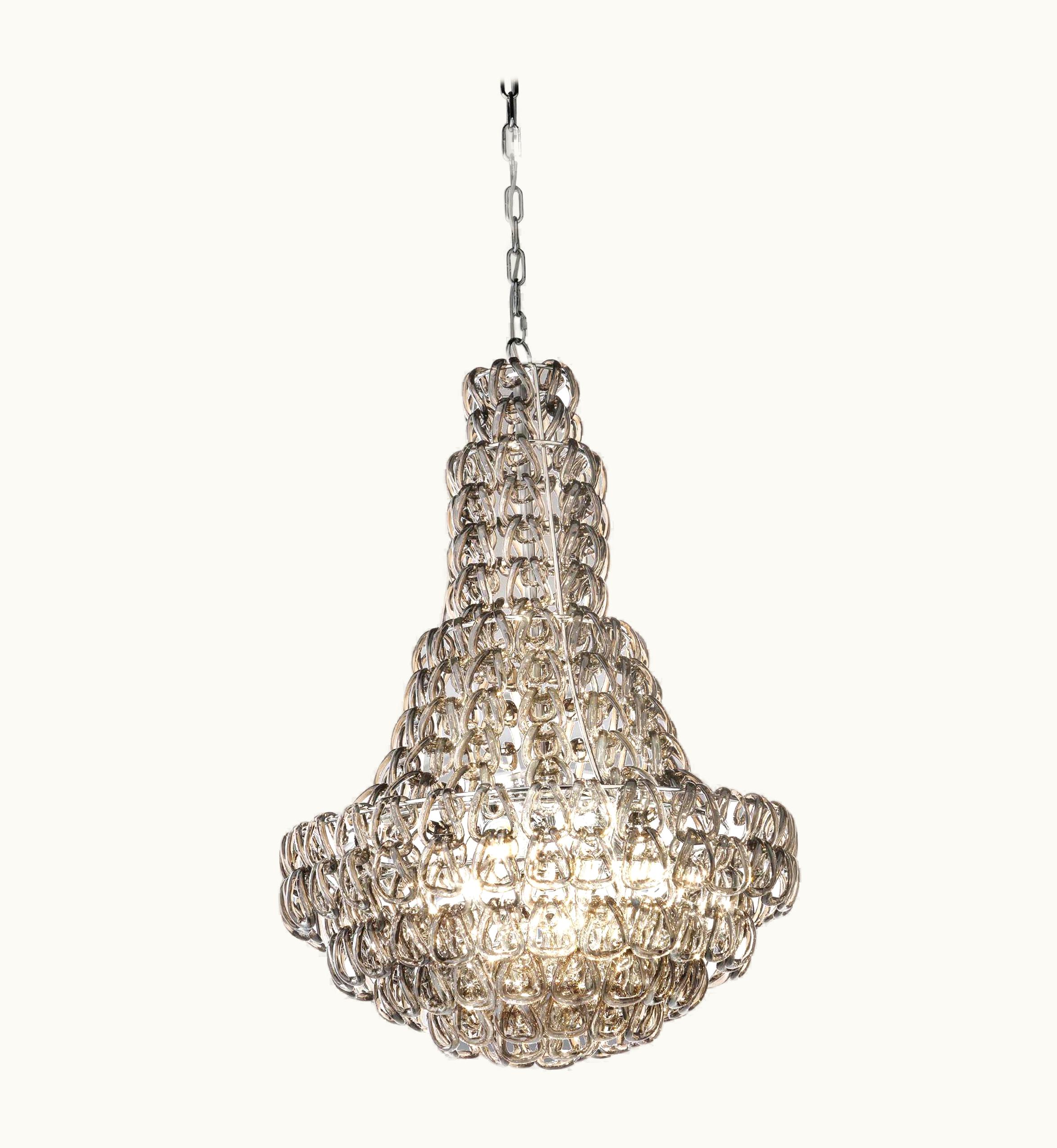Angelo Mangiarotti Angelo Mangiarotti VIstosi MiniGiogali SP CLA Suspension Light In Glass By Angelo Mangiarotti