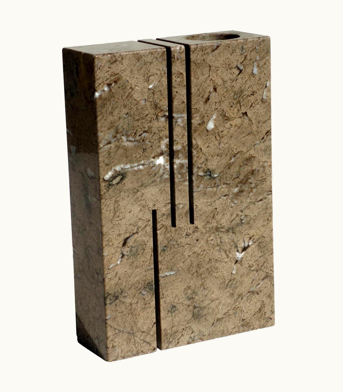 Angelo Mangiarotti Angelo Mangiarotti 1960s By Angelo Mangiarotti For Knoll Design Marble Sculpture Vase