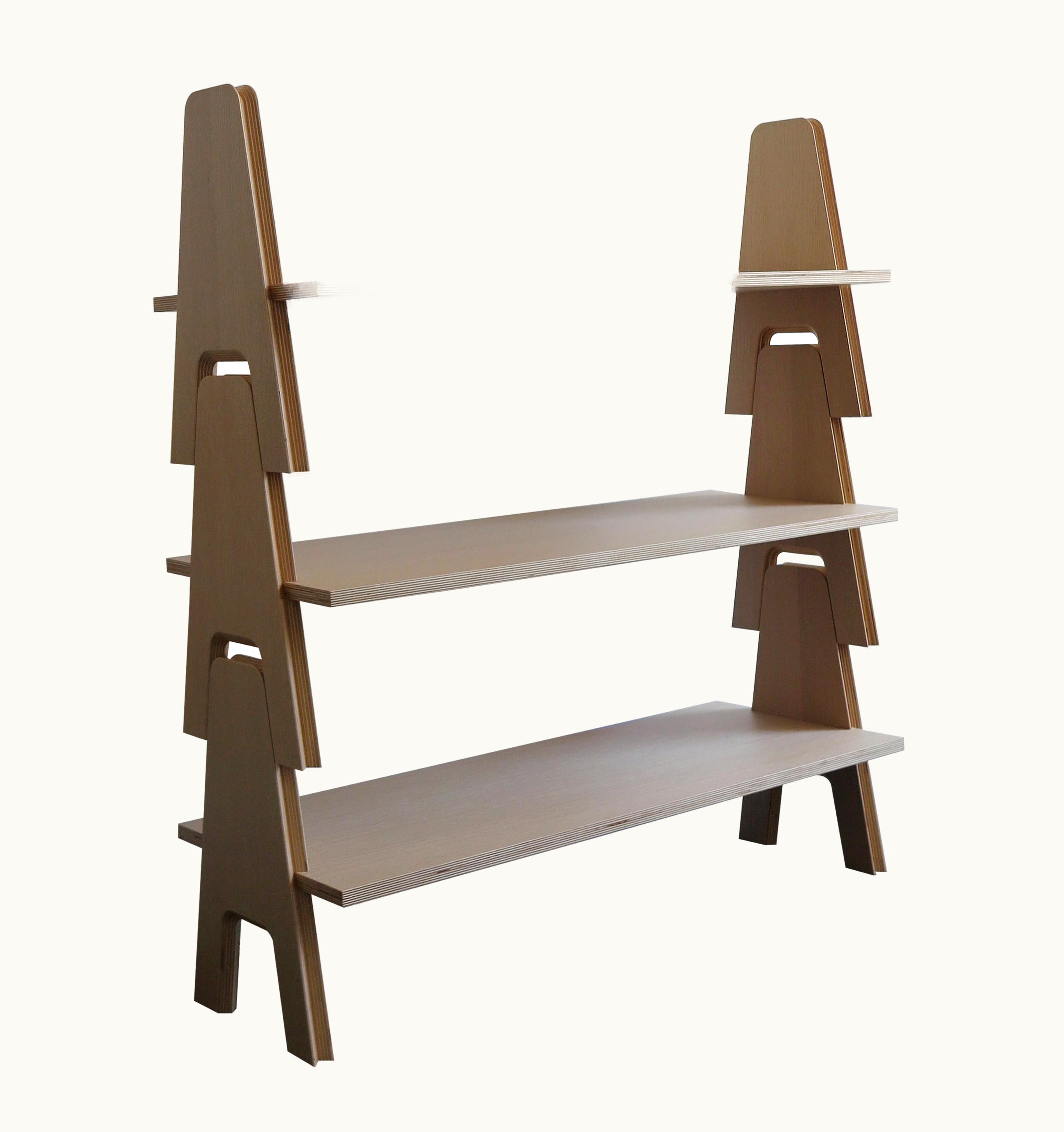 Angelo Mangiarotti Angelo Mangiarotti Italian Wood Bookcases Shelves Cavalletto Model For Agapecasa