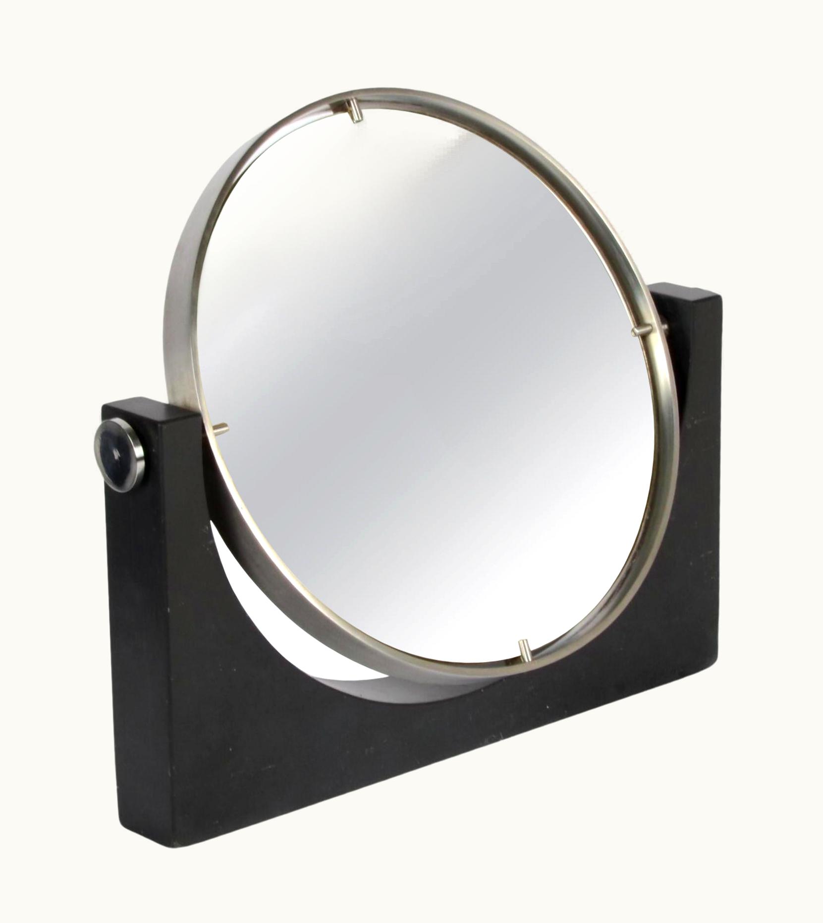 Angelo Mangiarotti Angelo Mangiarotti, Vanity Mirror, Italy 1970s