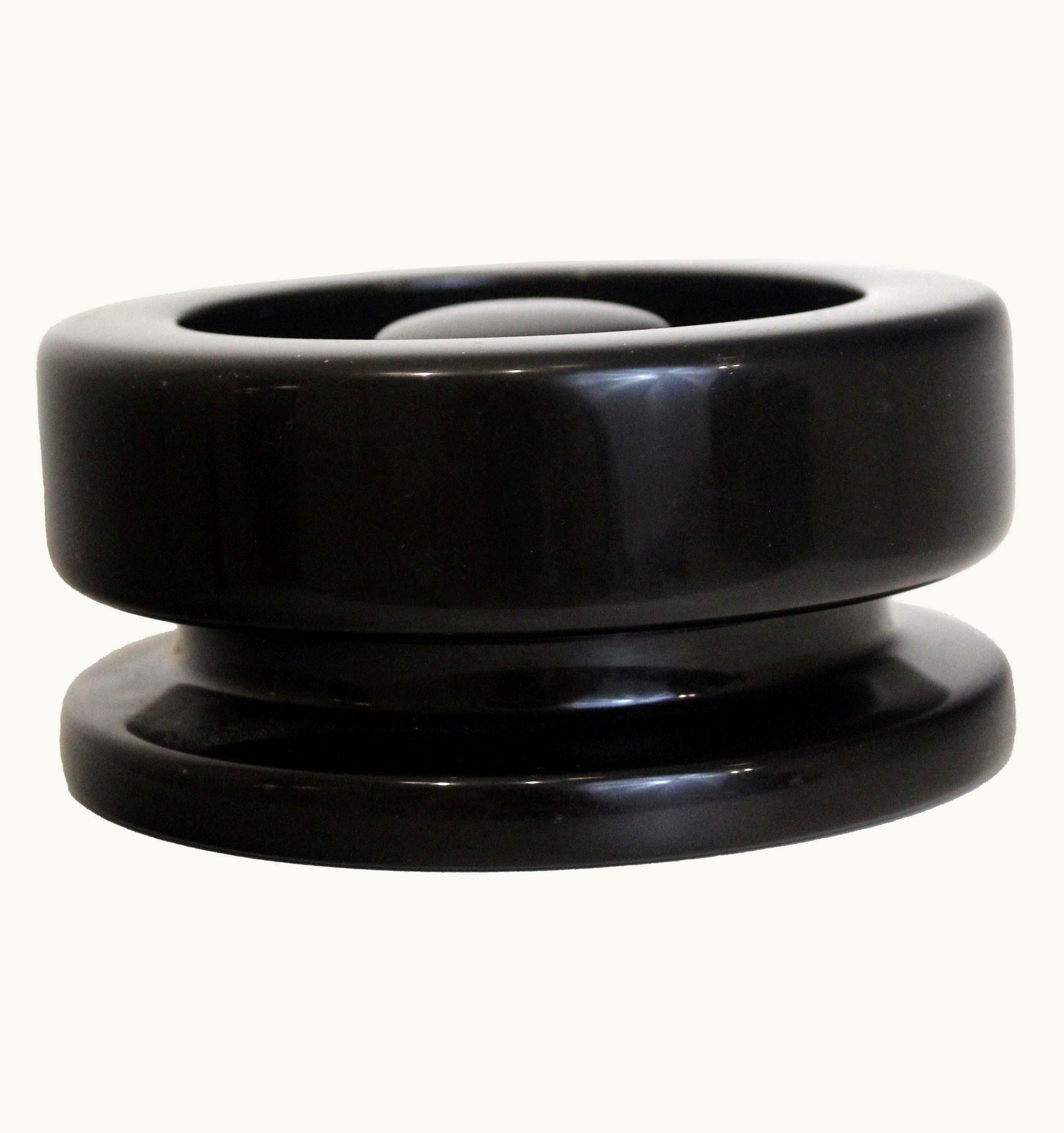 Angelo Mangiarotti Angelo Mangiarotti Knoll Angelo Mangiorotti Black Marble Vessel Or Bowl