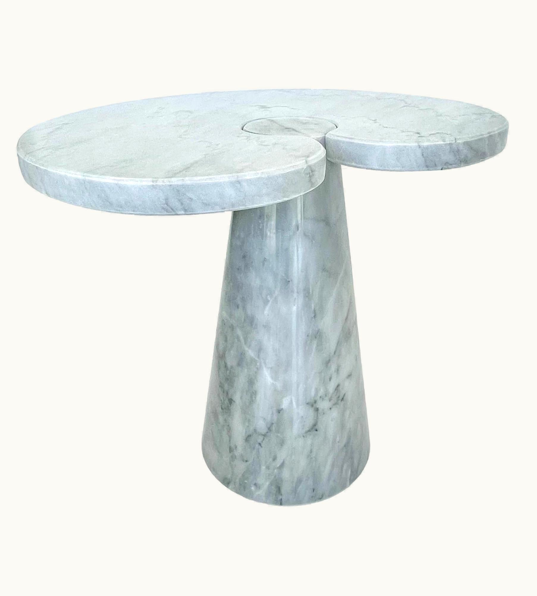 Angelo Mangiarotti Angelo Mangiarotti Carrara Marble Eros Side Table, 1970 UZ0198437