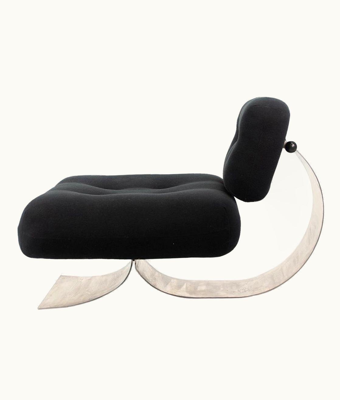 Oscar Niemeyer 1970s Alta Lounge Chair Attributed To Oscar Niemeyer For Mobilier Intl Of France