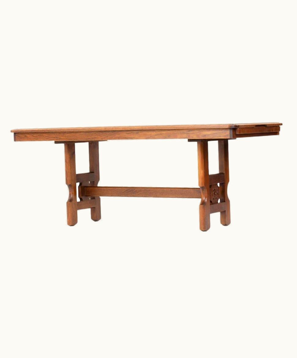 Guillerme et Chambron Guillerme et Chambron Dining Table In Oak By Guillerme&Chambron 1950