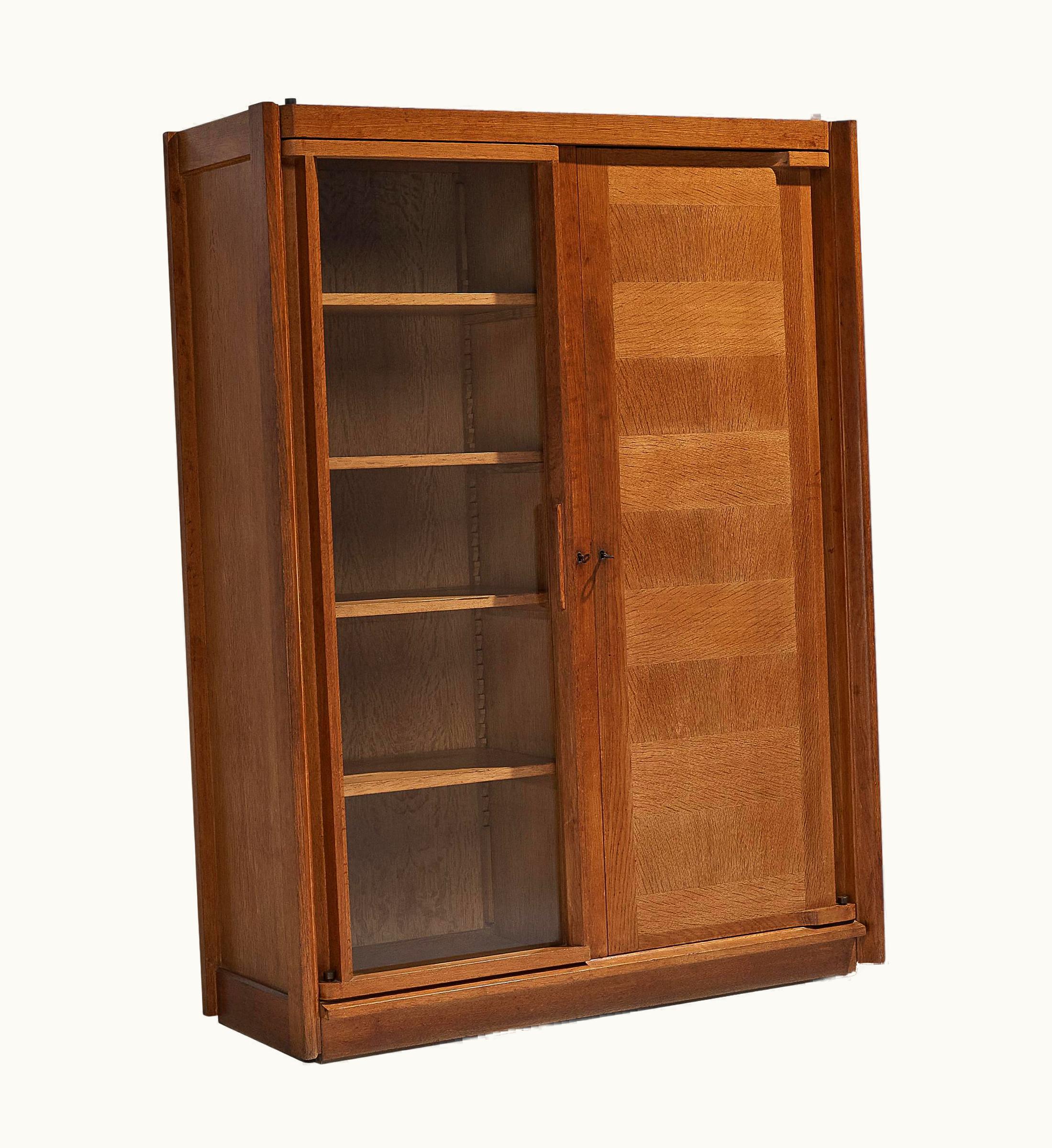 Guillerme et Chambron Guillerme et Chambron For Votre Maison Cabinet In Oak With Glass Door