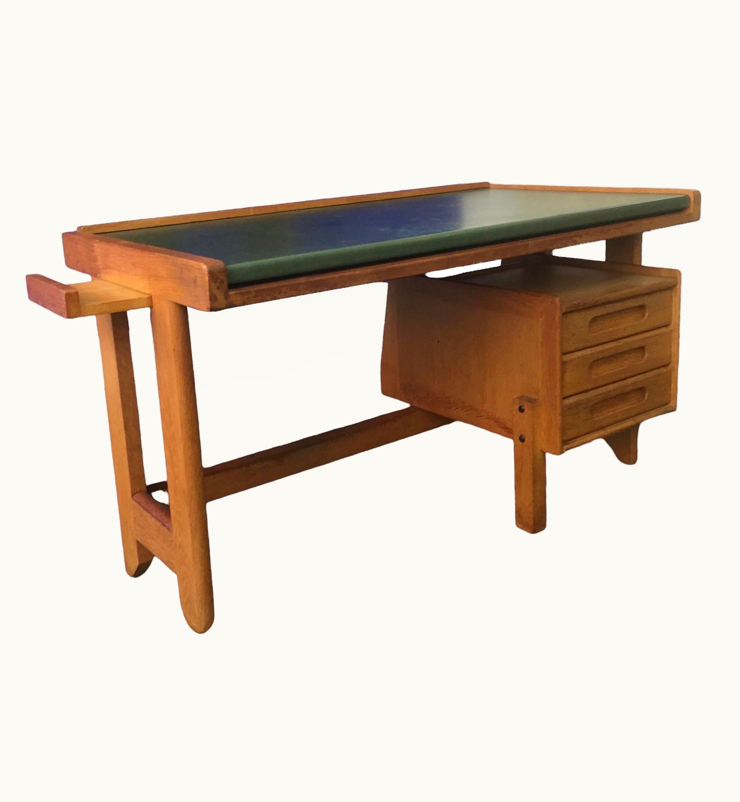 Guillerme et Chambron Guillerme et Chambron, 1960 Oak Desk