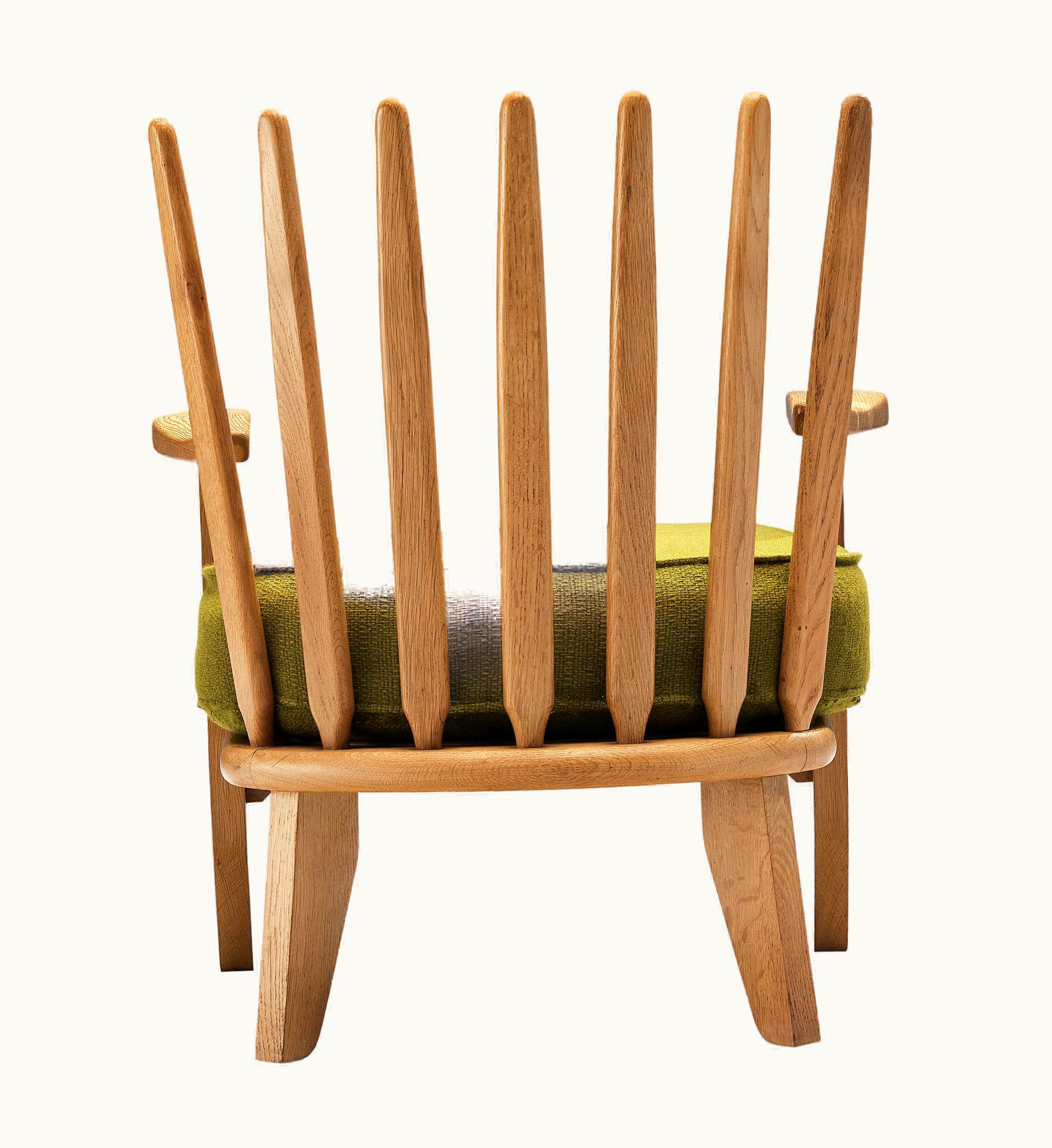 Guillerme et Chambron Guillerme et Chambron Lounge Chair In Oak